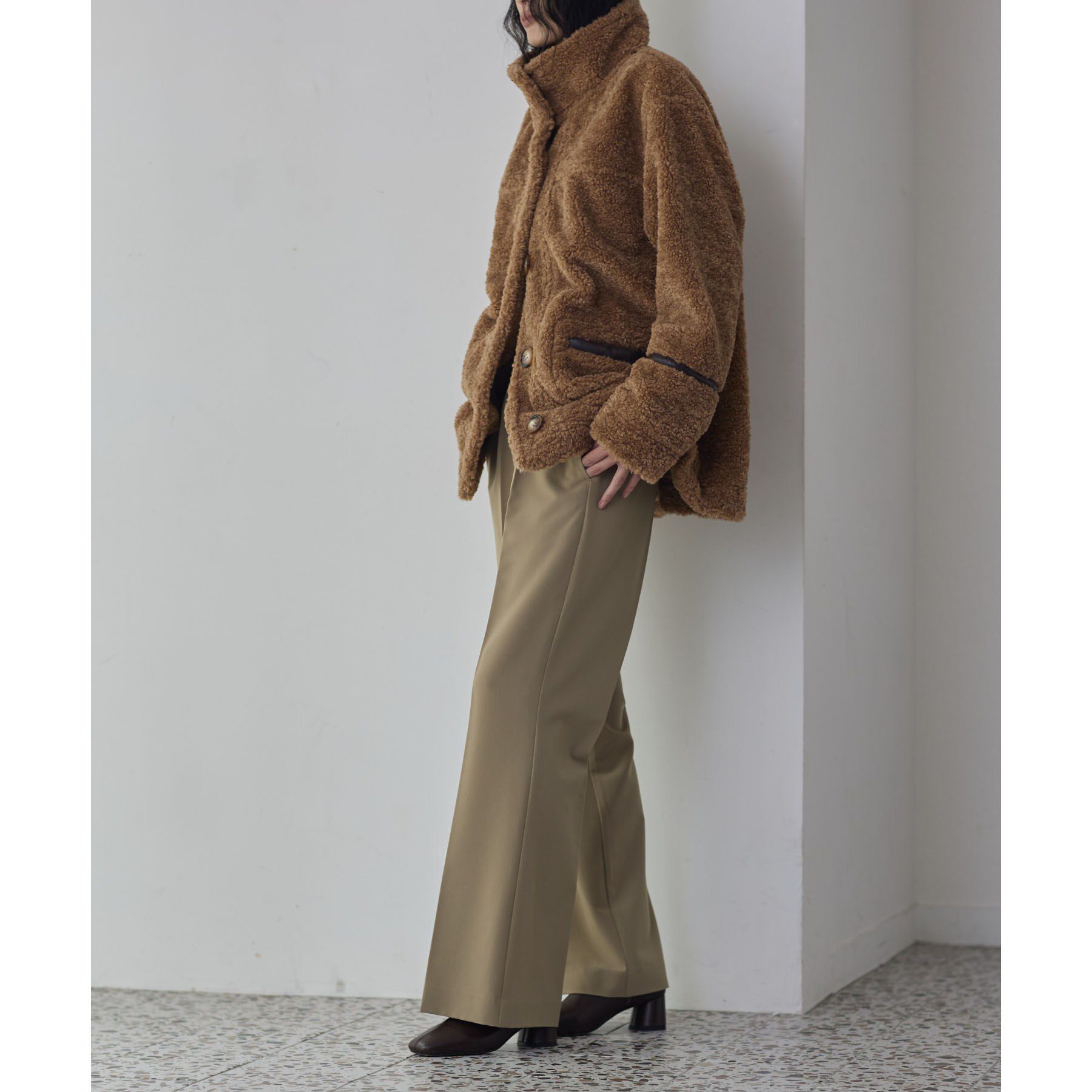 GALLEST「Comfy Set Up｜イージーストレートフレアパンツ【セットアップ対応／通勤／カセット服】」|その他|