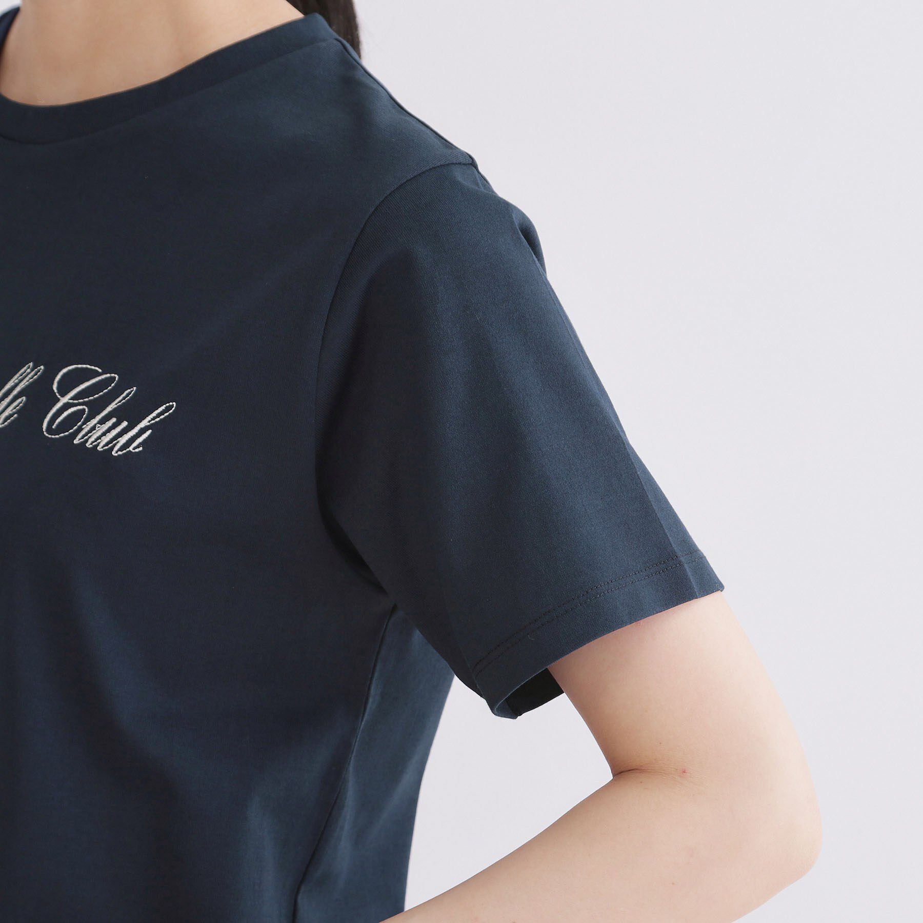 OPAQUE.CLIP「ロゴプリント刺繍アソートTシャツ【洗濯機OK】」|Tシャツ・カットソー|