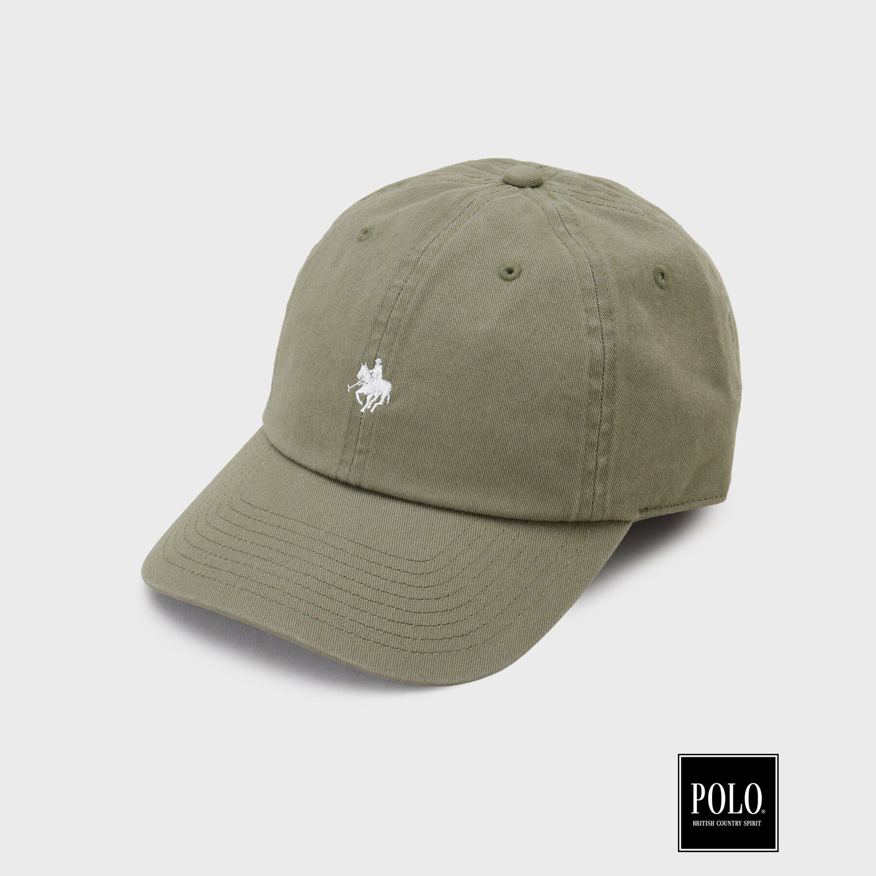 THE SHOP TK「POLO BCS/プレイヤー刺繍キャップ」|キャップ・キャスケット|ベージュ(052)