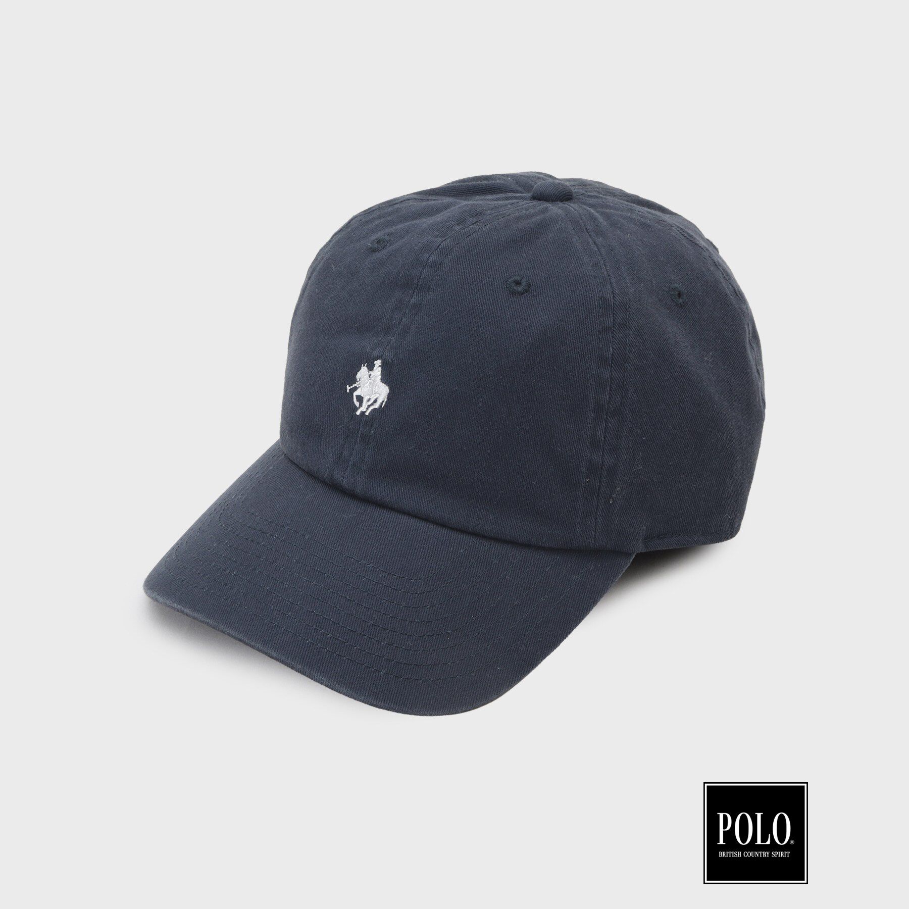 THE SHOP TK「POLO BCS/プレイヤー刺繍キャップ」|キャップ・キャスケット|ネイビー(094)