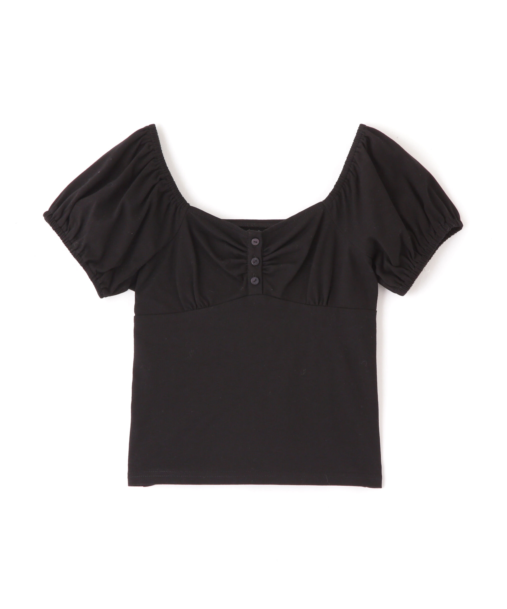  「オフショルギャザーカットソー」|Tシャツ・カットソー|