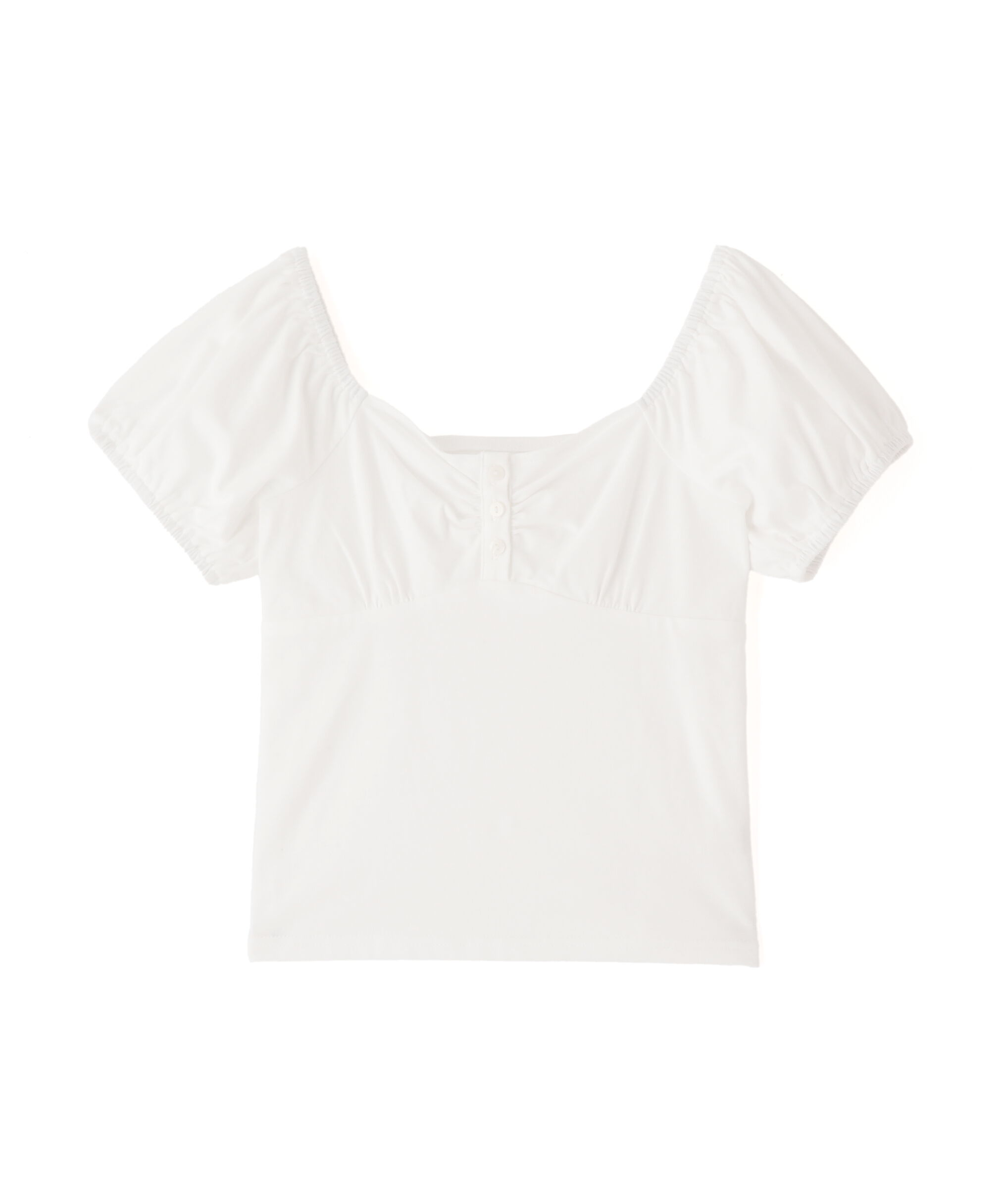  「オフショルギャザーカットソー」|Tシャツ・カットソー|