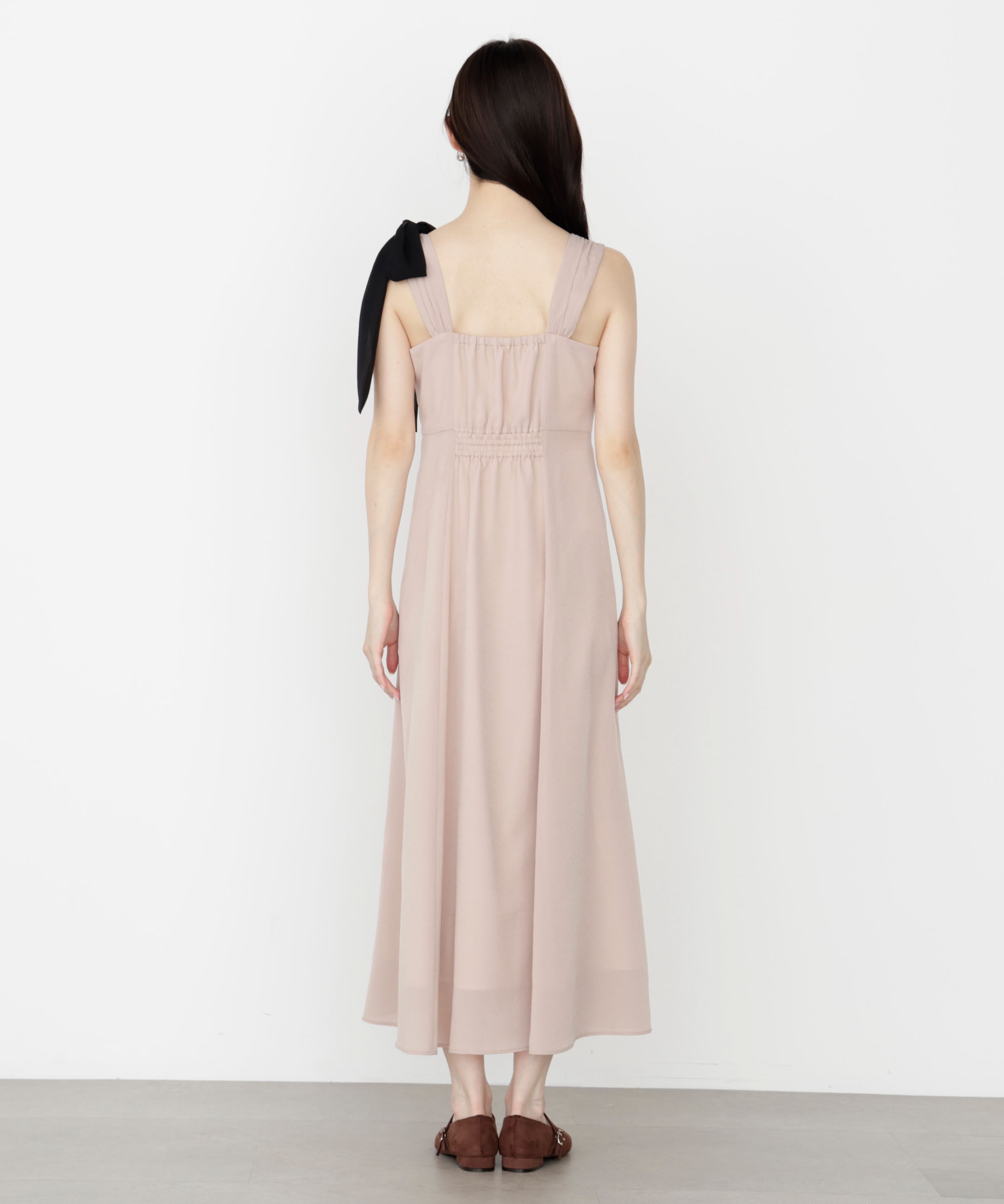 PROPORTION BODY DRESSING「《EDIT COLOGNE》肩リボンキャミワンピース 25AW」|ワンピース|