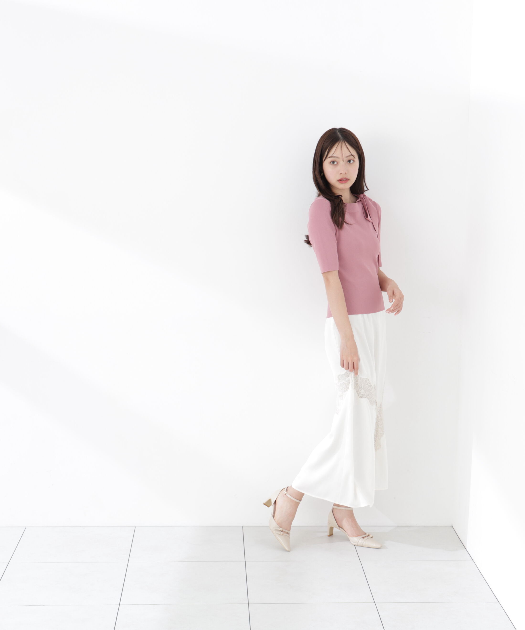 PROPORTION BODY DRESSING「レーストリムスカート 26SS」|スカート|