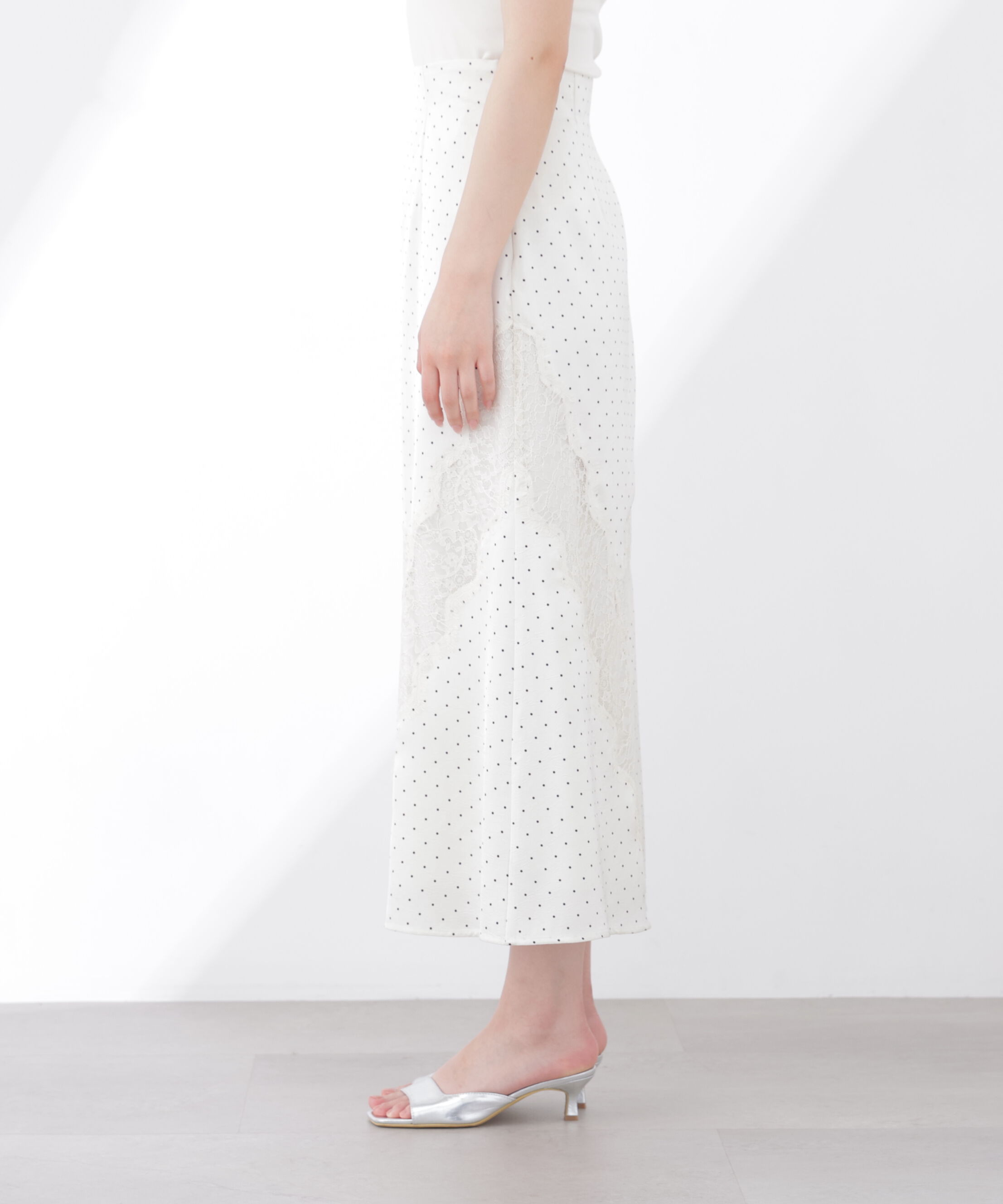 PROPORTION BODY DRESSING「レーストリムスカート 26SS」|スカート|