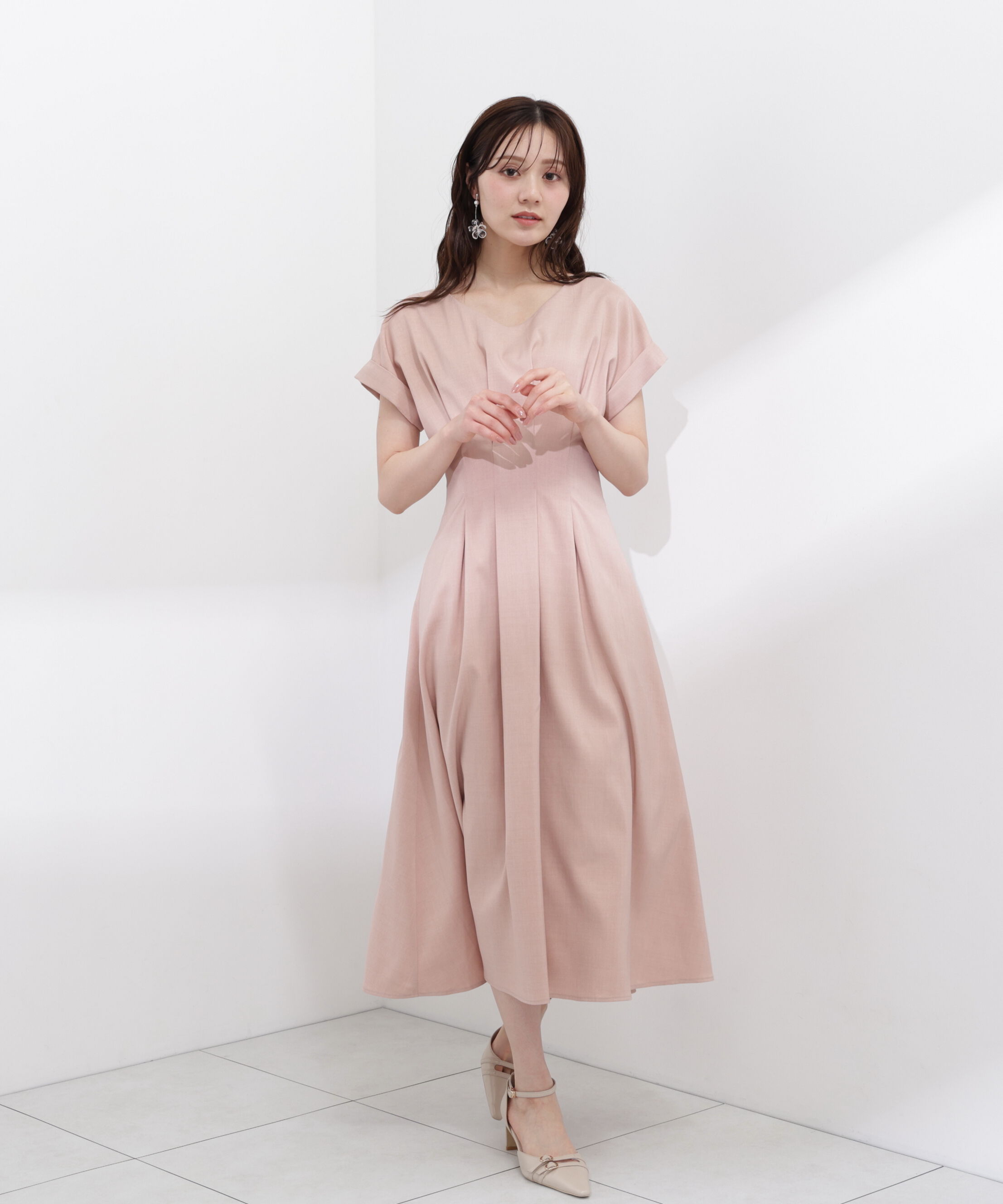 PROPORTION BODY DRESSING「ウエストタックワンピース」|ワンピース|