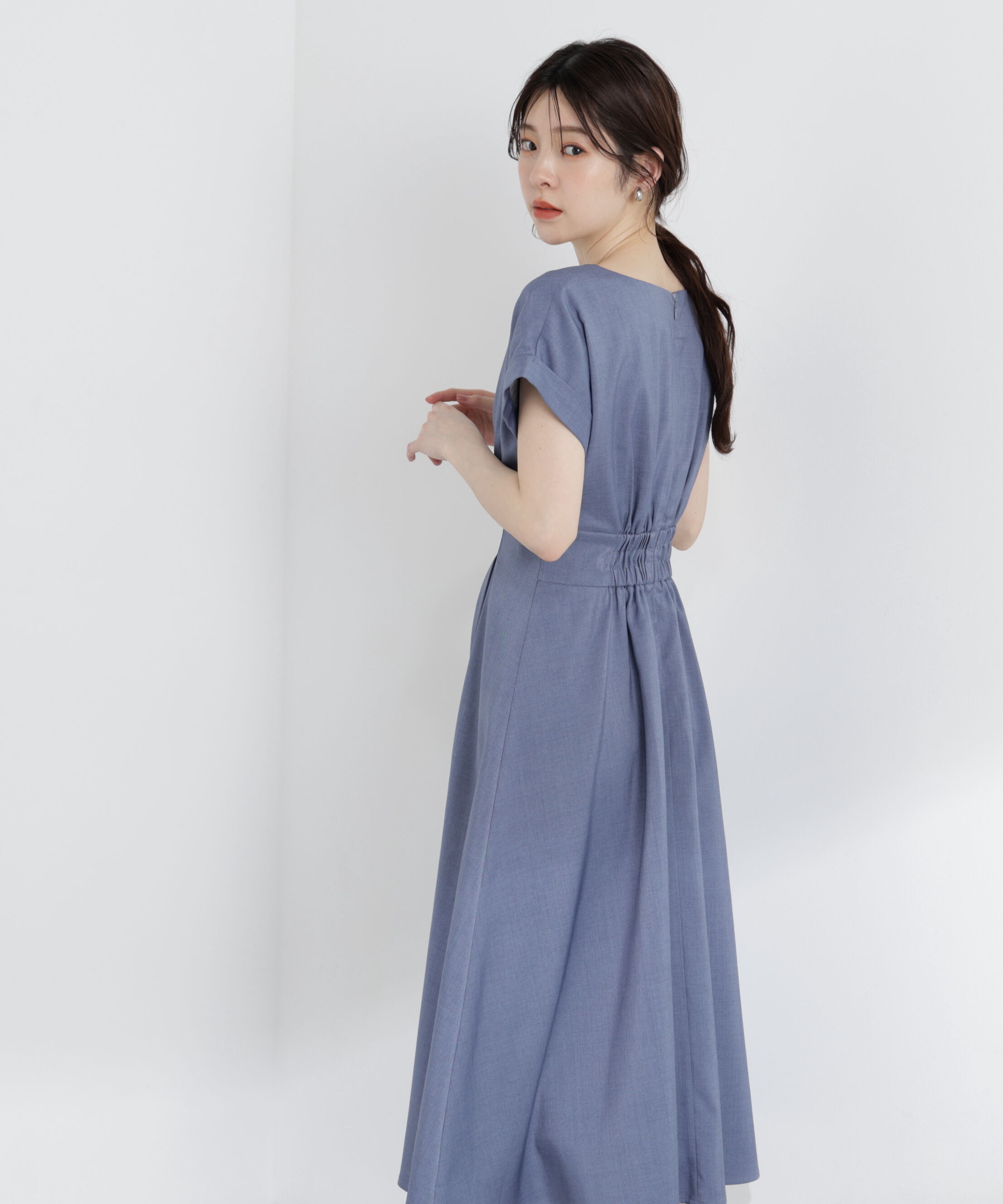 PROPORTION BODY DRESSING「ウエストタックワンピース」|ワンピース|