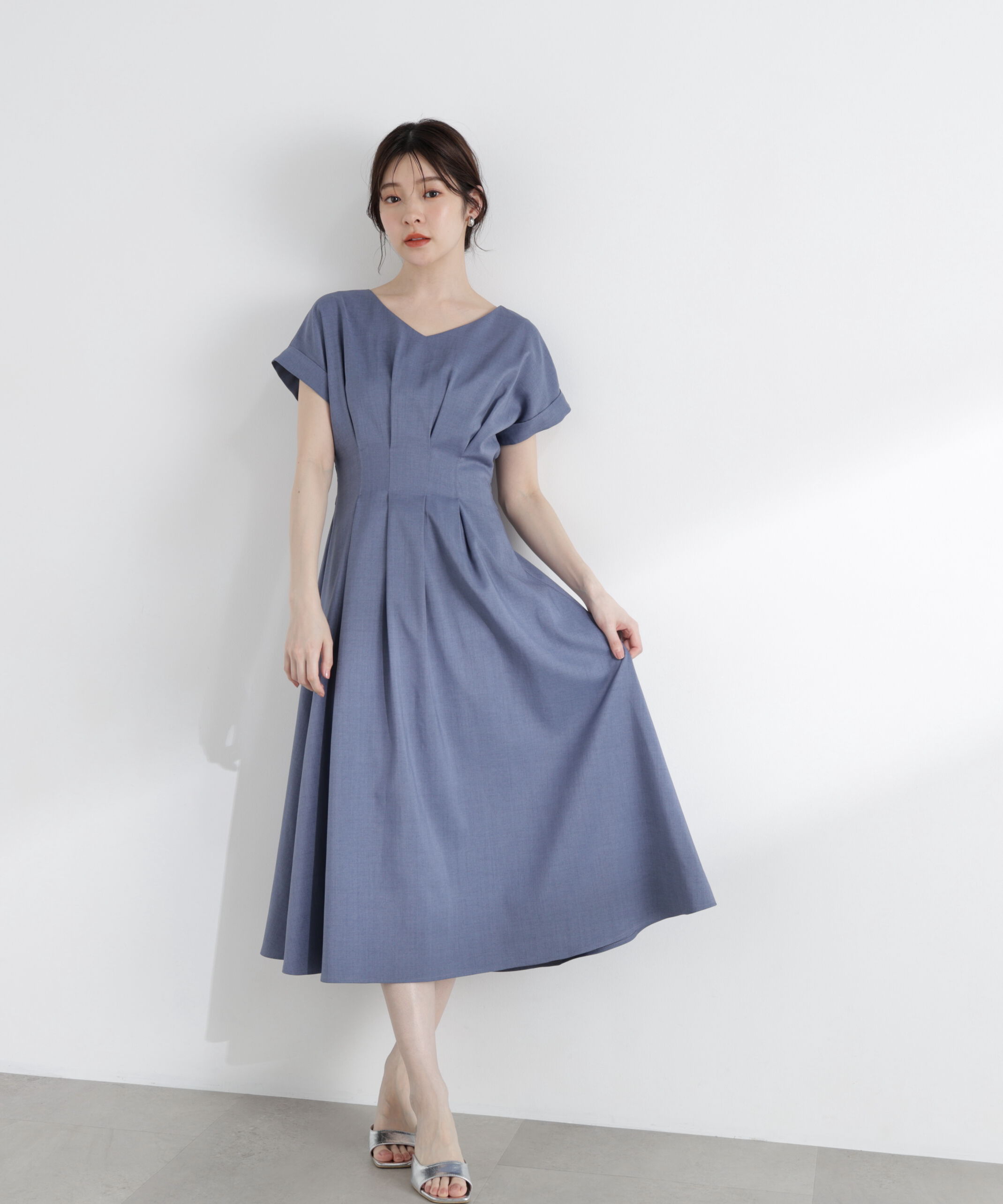 PROPORTION BODY DRESSING「ウエストタックワンピース」|ワンピース|