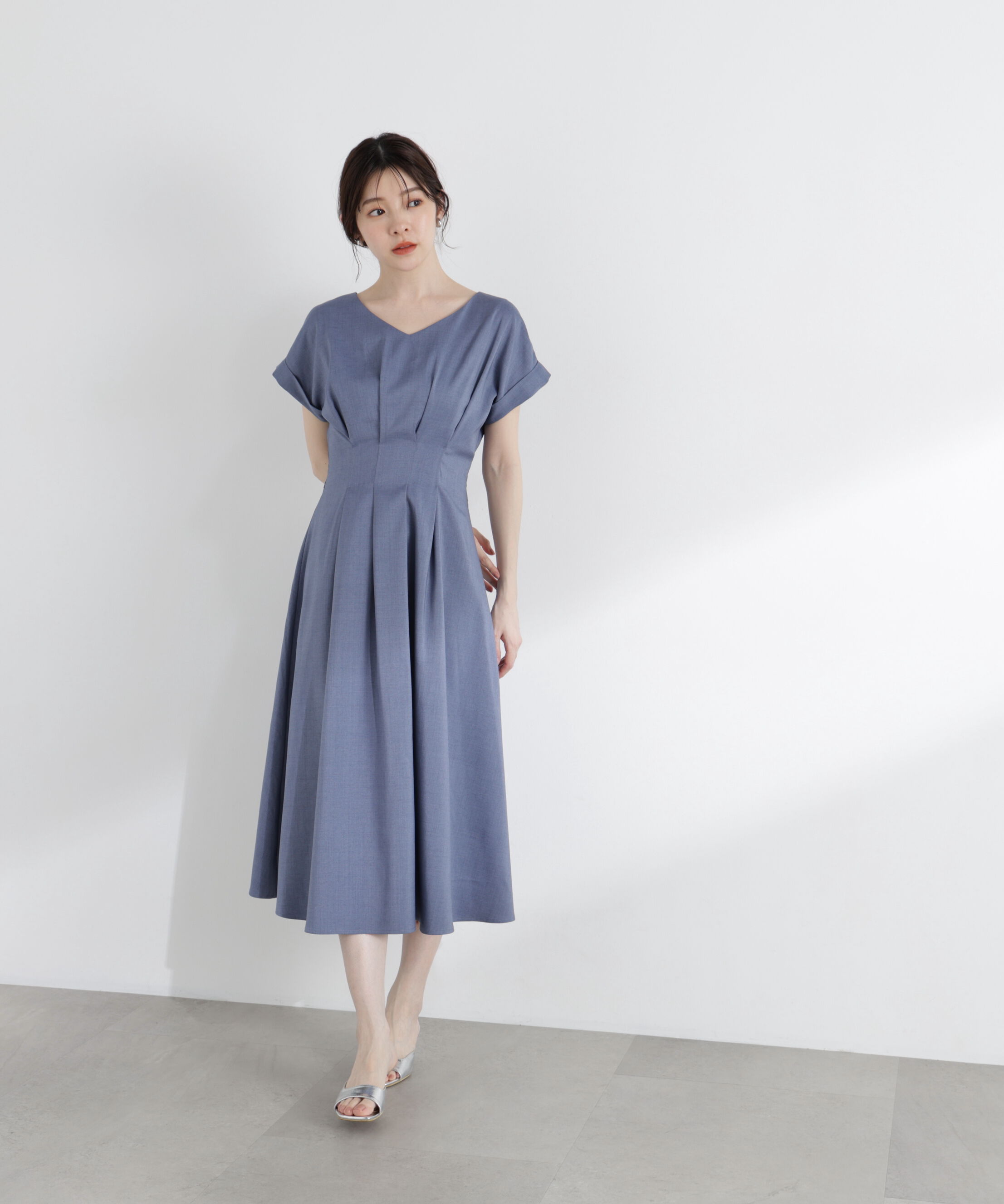 PROPORTION BODY DRESSING「ウエストタックワンピース」|ワンピース|