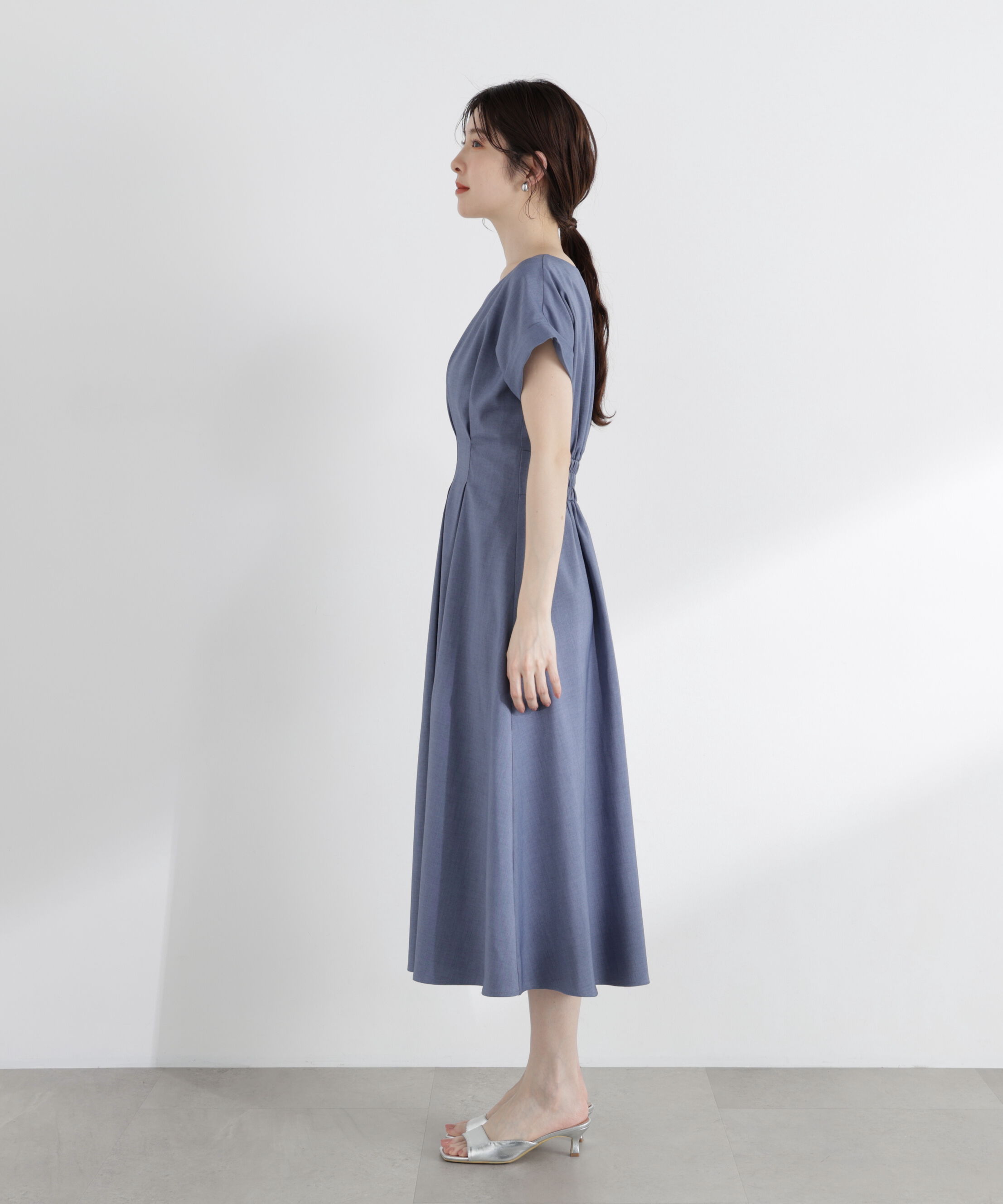 PROPORTION BODY DRESSING「ウエストタックワンピース」|ワンピース|