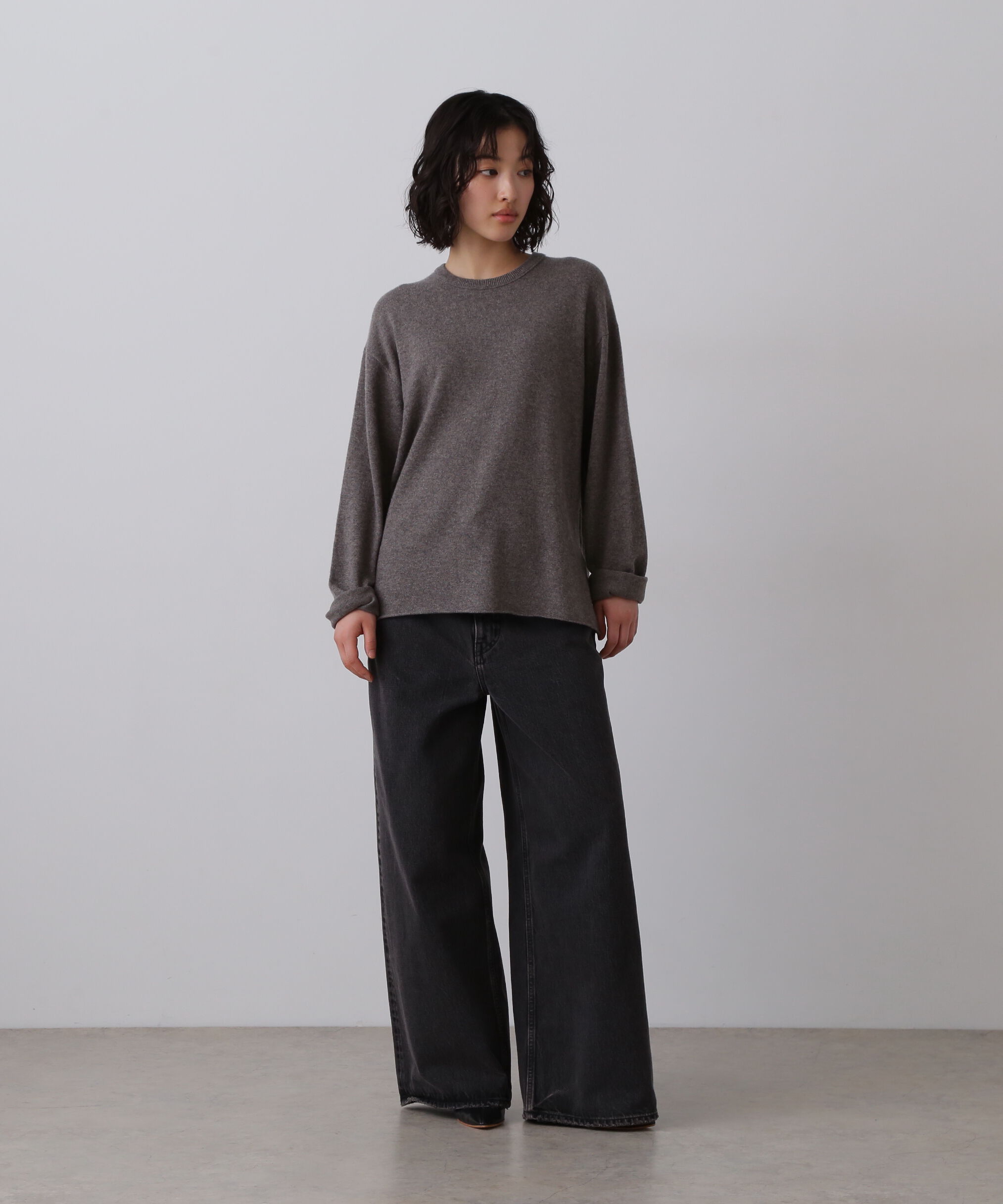 YLEVE 「YLEVE / CASHMERE KNIT T‐SHIRT」|ニット・セーター|