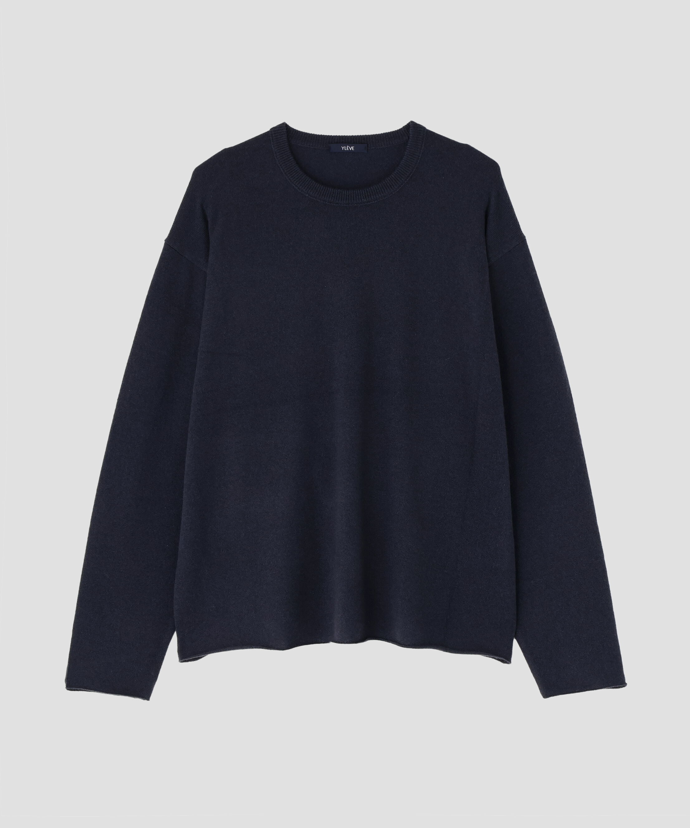 YLEVE 「YLEVE / CASHMERE KNIT T‐SHIRT」|ニット・セーター|ブルー