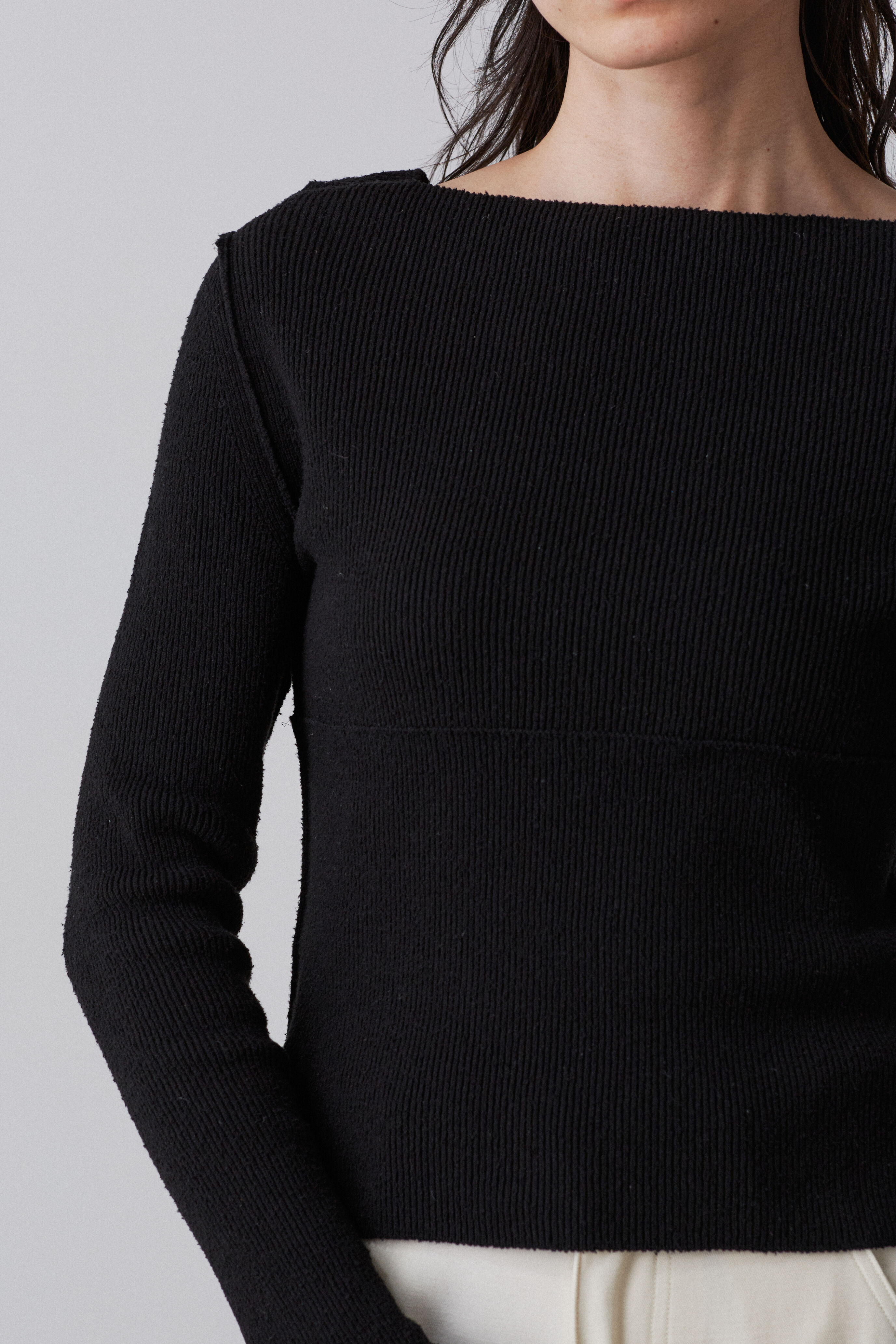YLEVE 「YLEVE / RAW SILK NEP KNIT PULL OVER」|ニット・セーター|