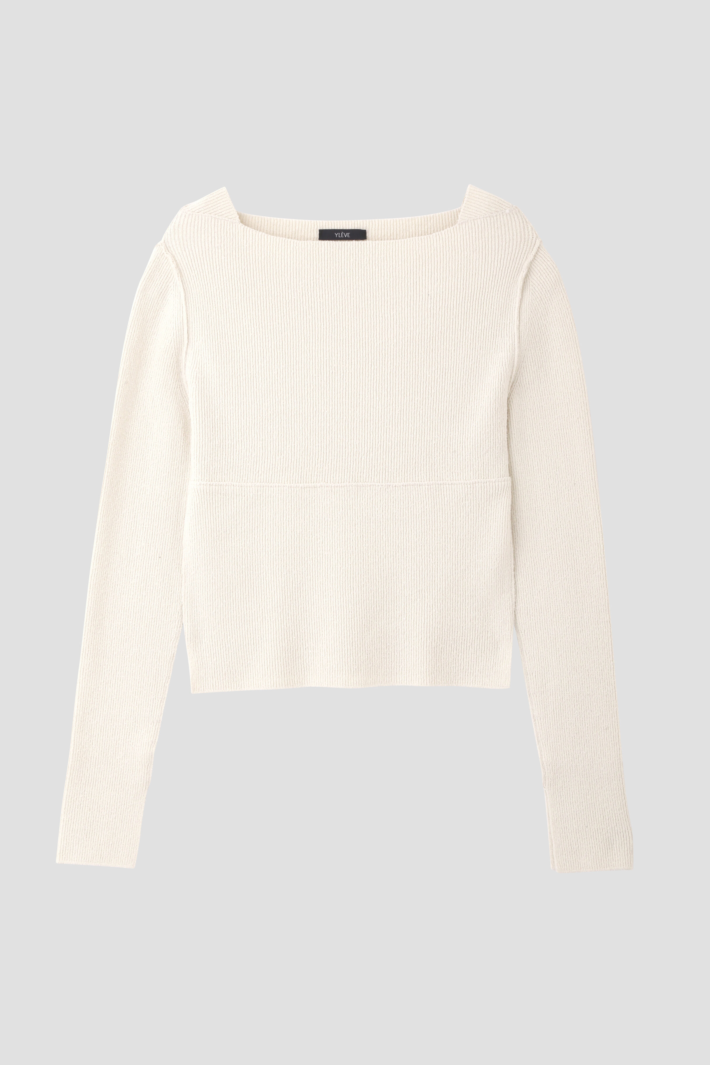 YLEVE 「YLEVE / RAW SILK NEP KNIT PULL OVER」|ニット・セーター|