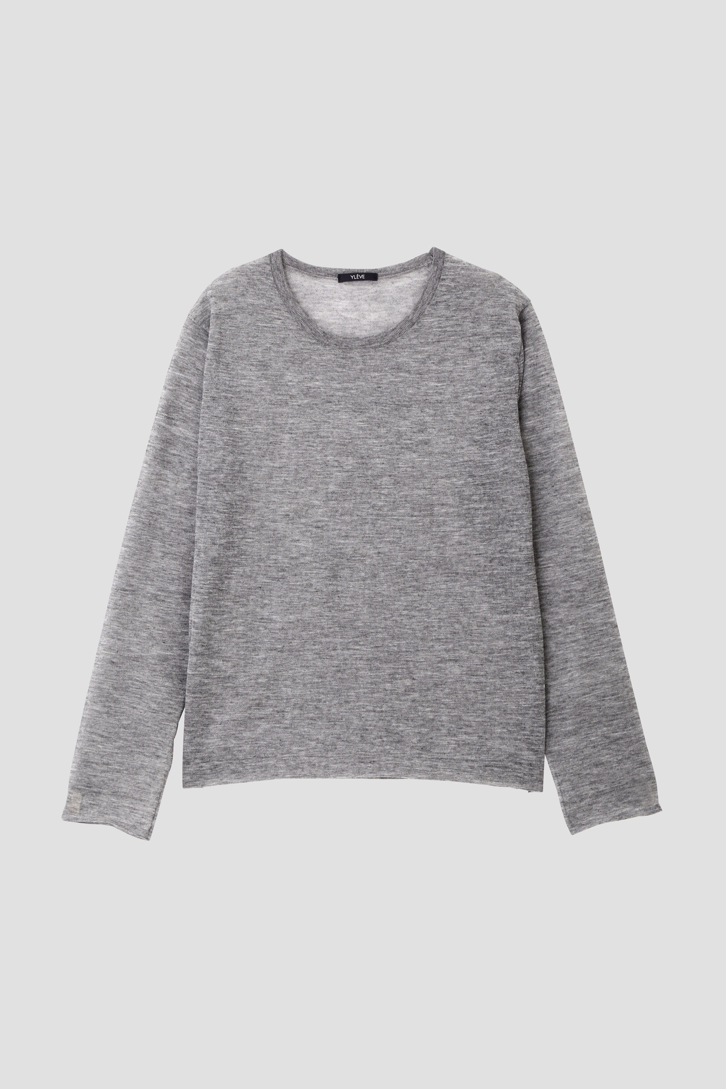 YLEVE 「YLEVE / POLYESTER RAMIE SHEER KNIT PULL OVER」|ニット・セーター|