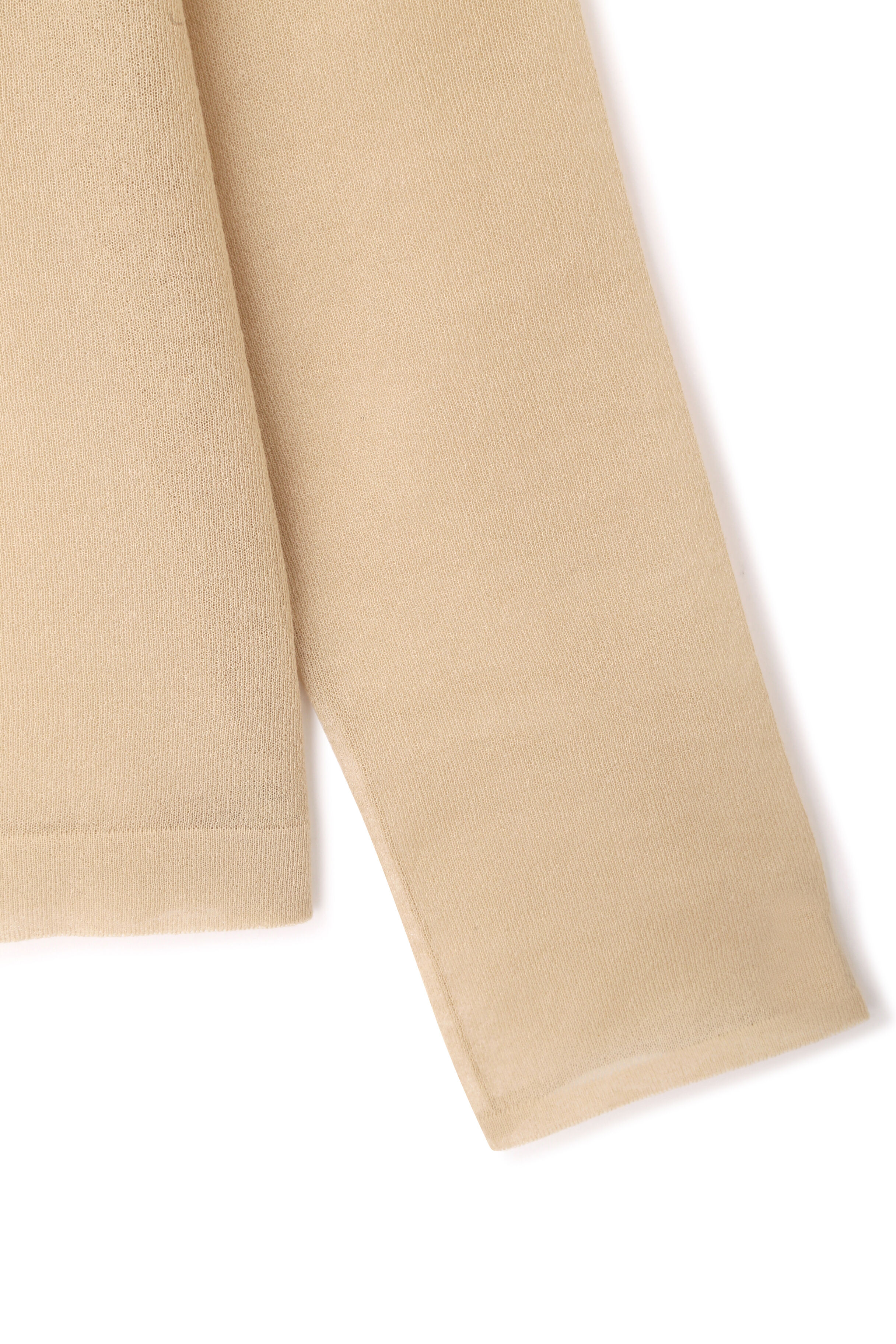 YLEVE 「YLEVE / POLYESTER RAMIE SHEER KNIT PULL OVER」|ニット・セーター|