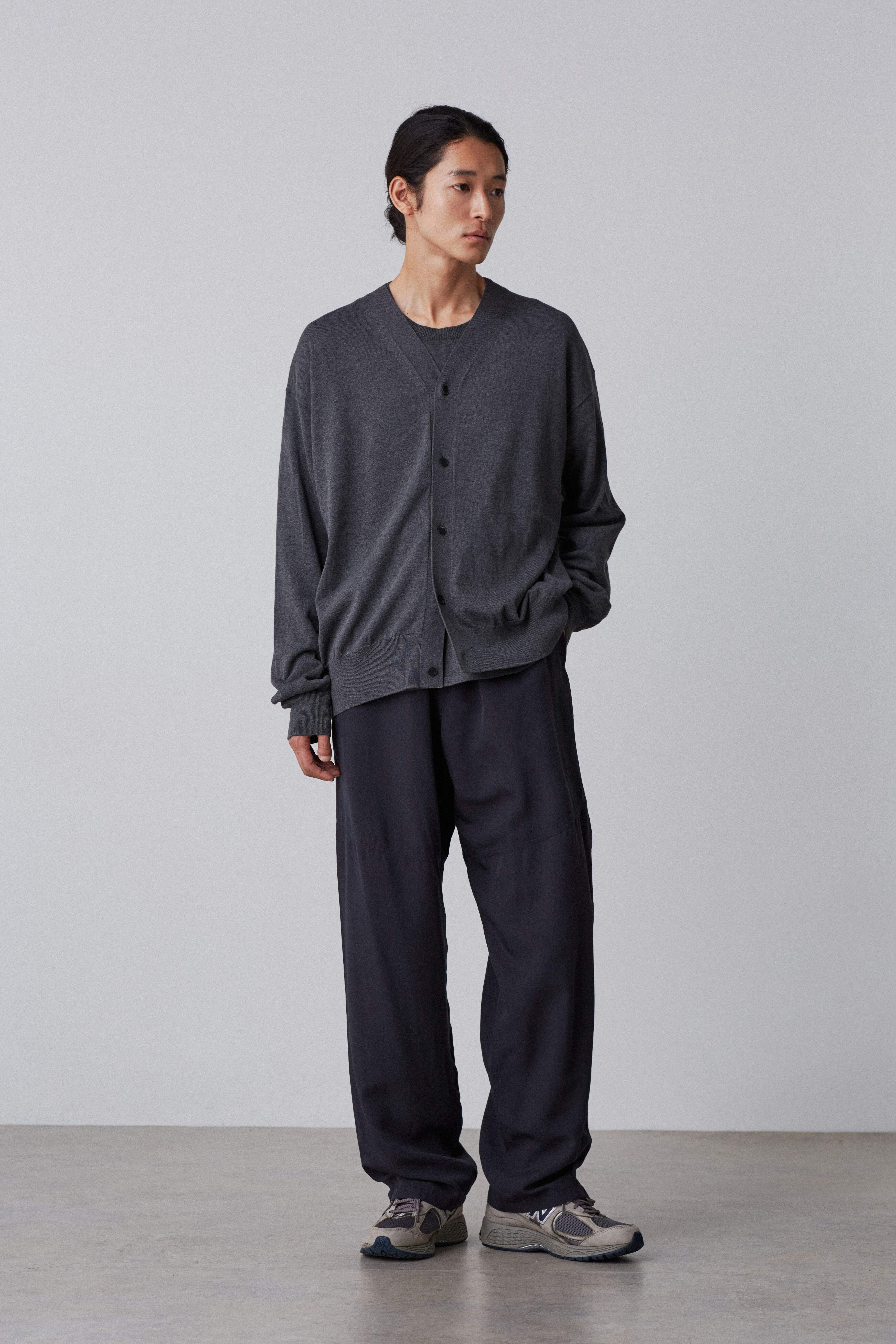 YLEVE 「YLEVE / GAS SINGEING COTTON KNIT CARDIGAN」|ニット・セーター|
