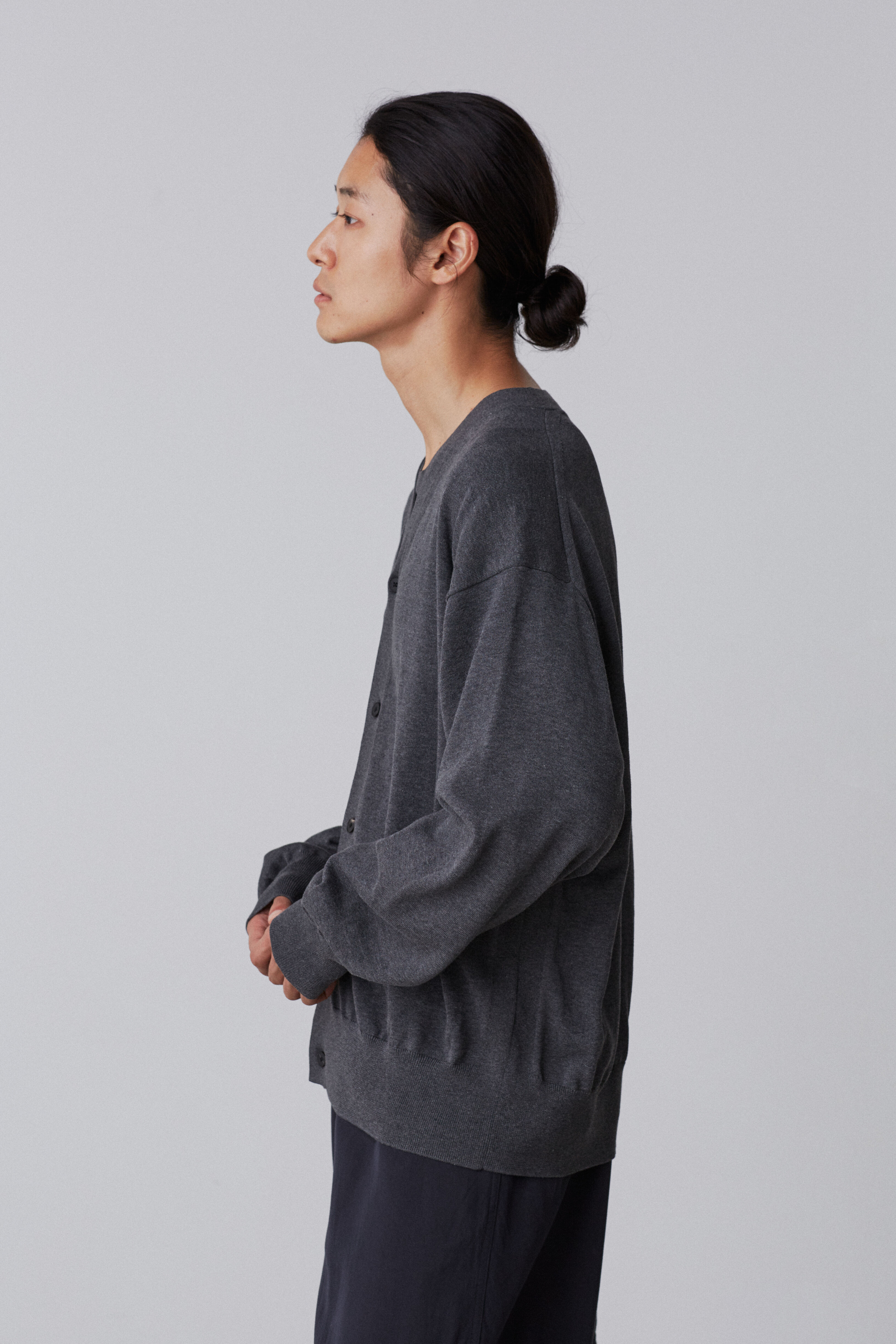 YLEVE 「YLEVE / GAS SINGEING COTTON KNIT CARDIGAN」|ニット・セーター|