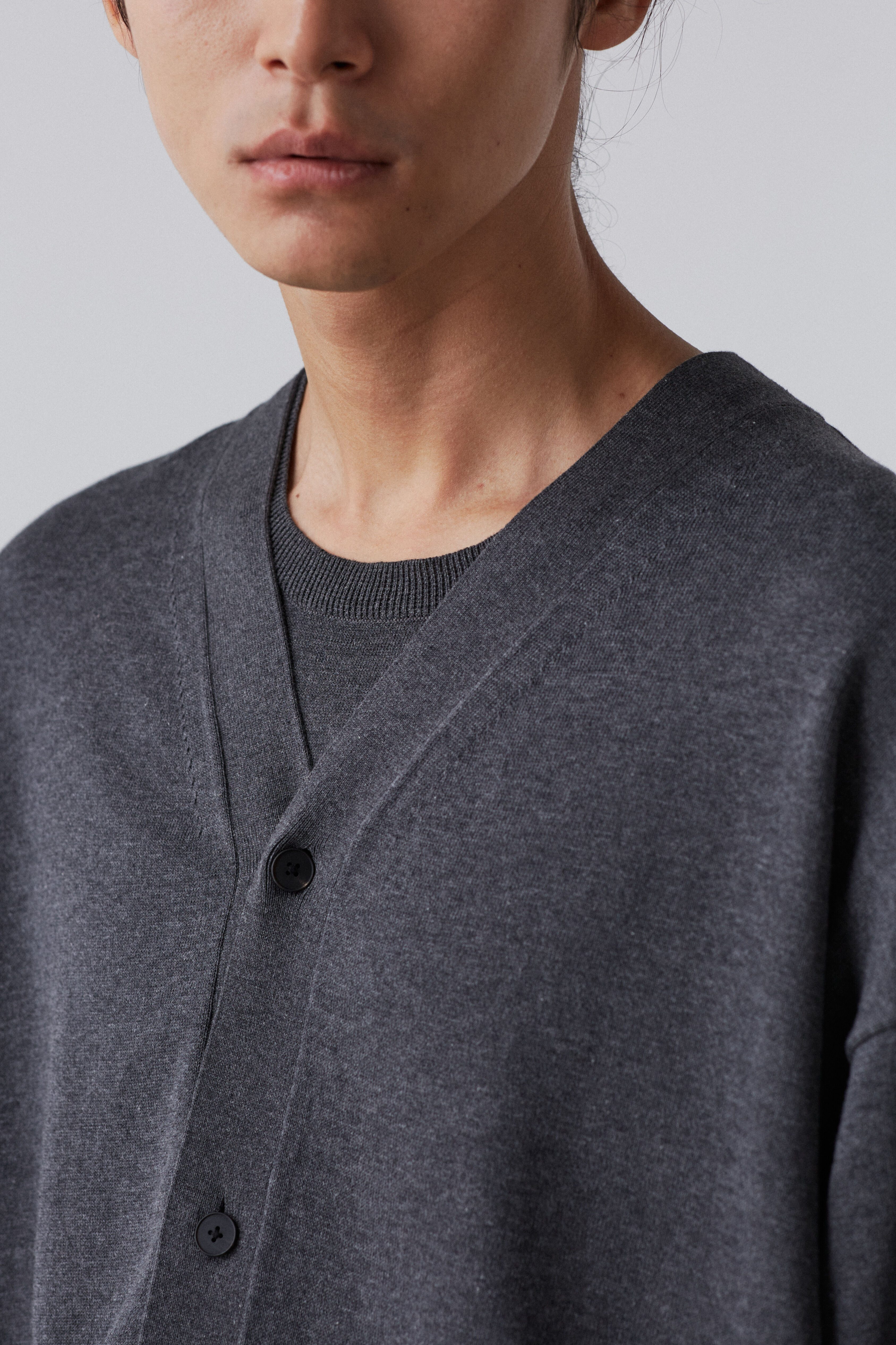YLEVE 「YLEVE / GAS SINGEING COTTON KNIT CARDIGAN」|ニット・セーター|