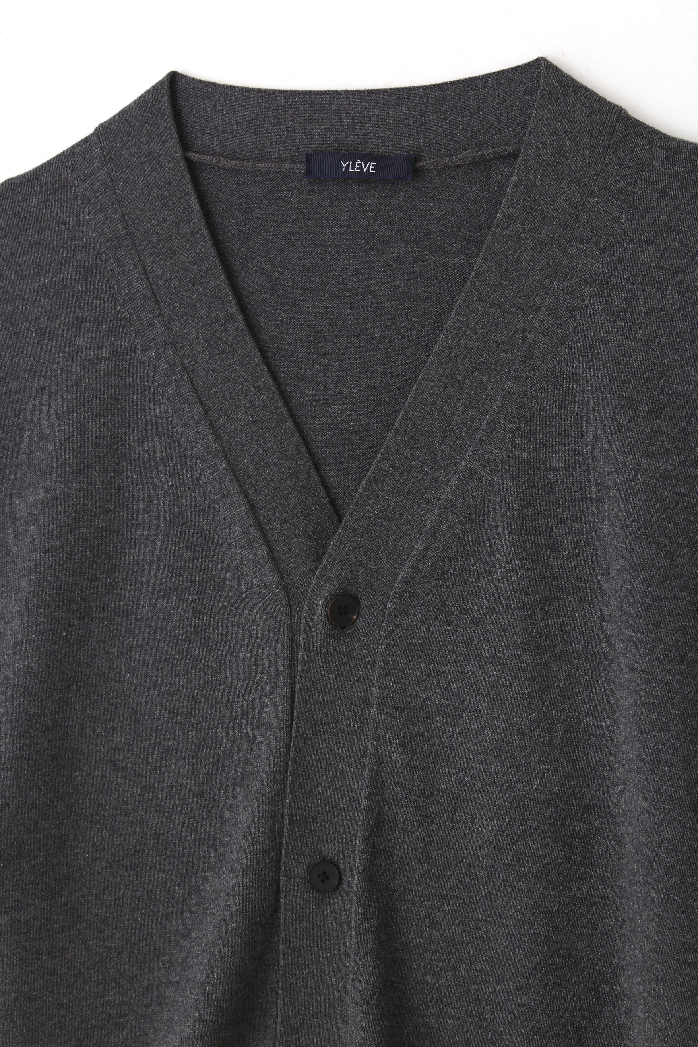 YLEVE 「YLEVE / GAS SINGEING COTTON KNIT CARDIGAN」|ニット・セーター|