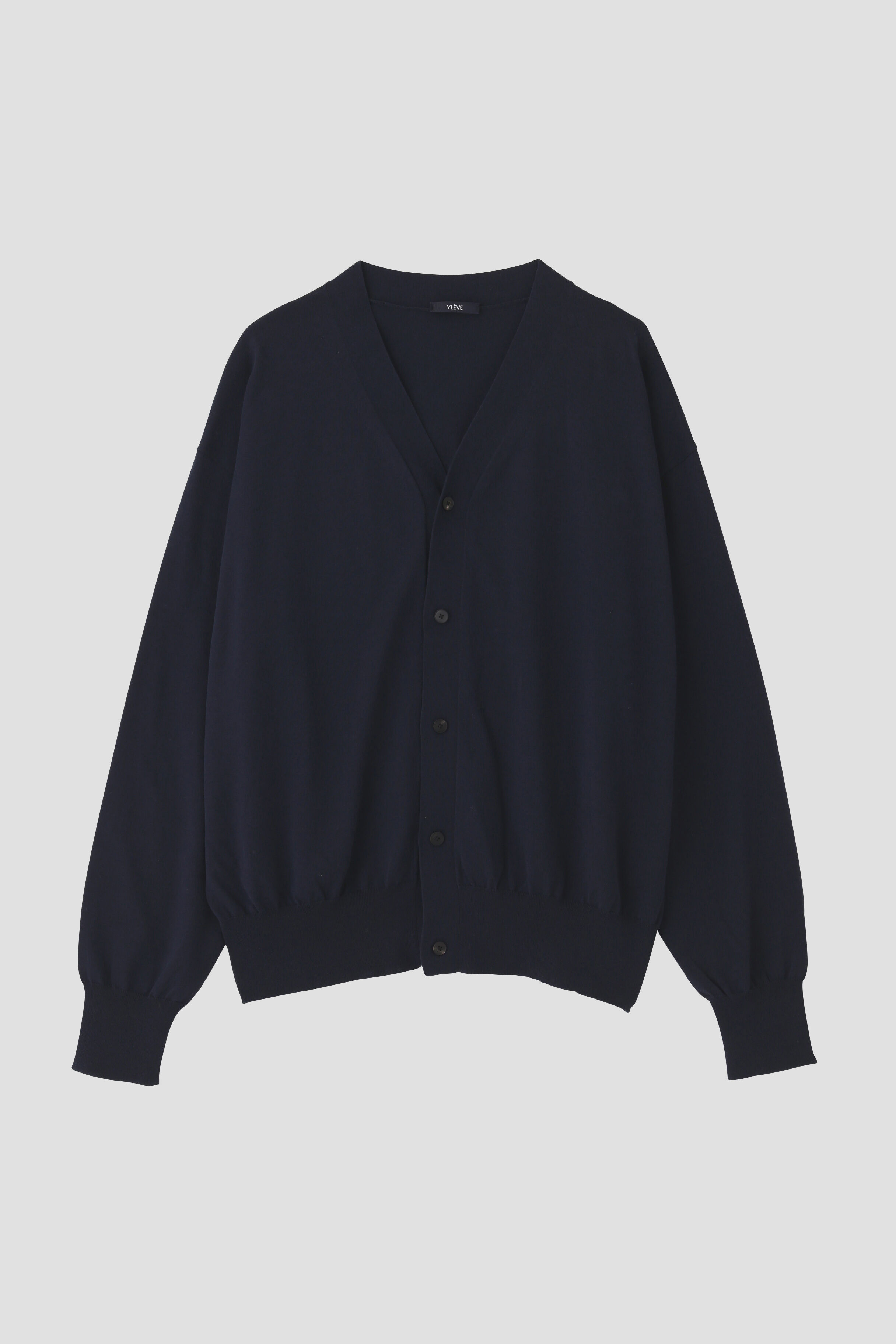 YLEVE 「YLEVE / GAS SINGEING COTTON KNIT CARDIGAN」|ニット・セーター|