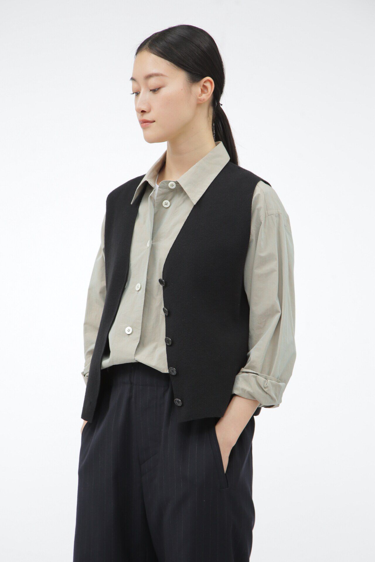  「RIBBED COTTON CASHMERE」|ニット・セーター|