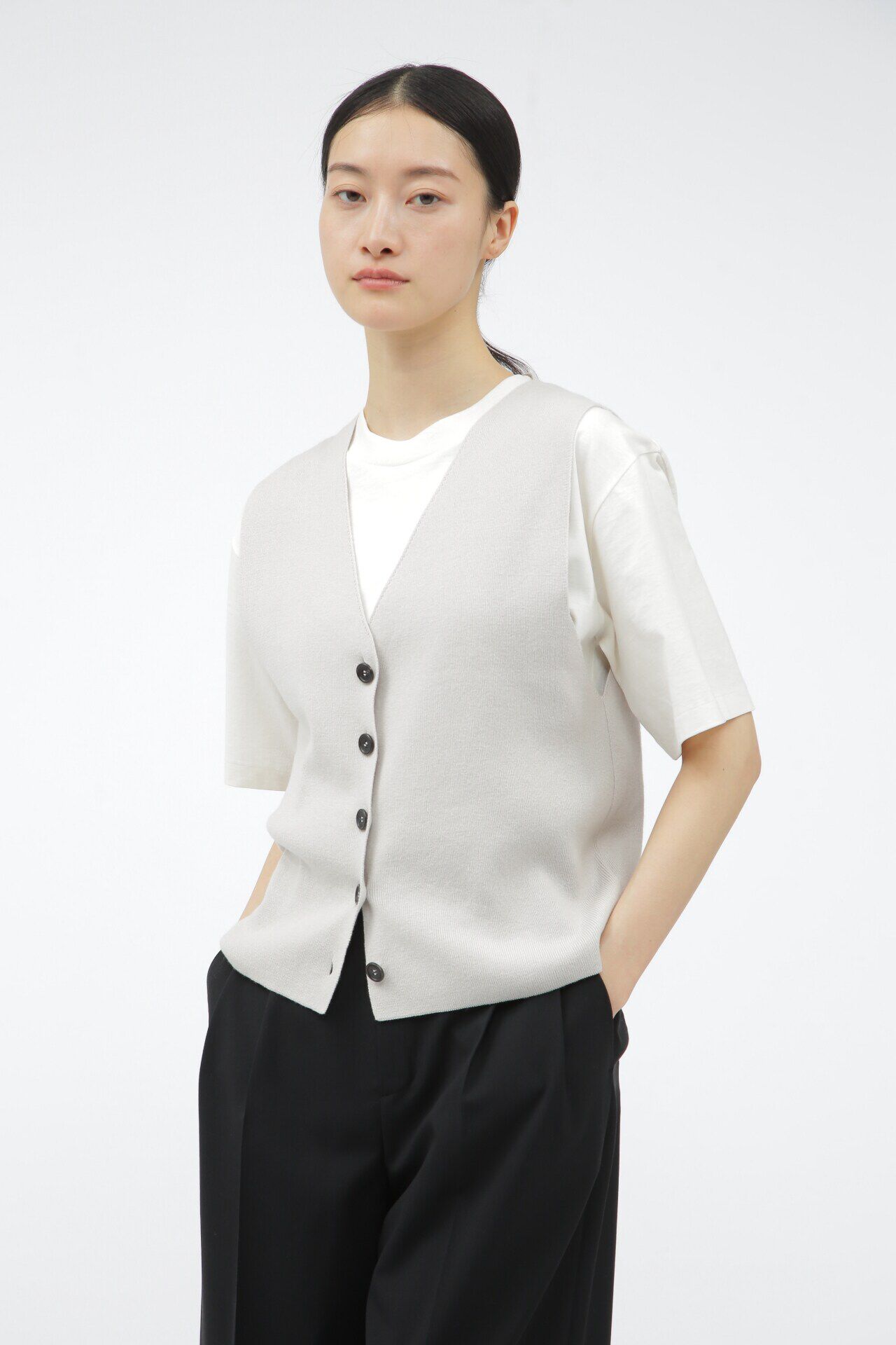  「RIBBED COTTON CASHMERE」|ニット・セーター|STONE3