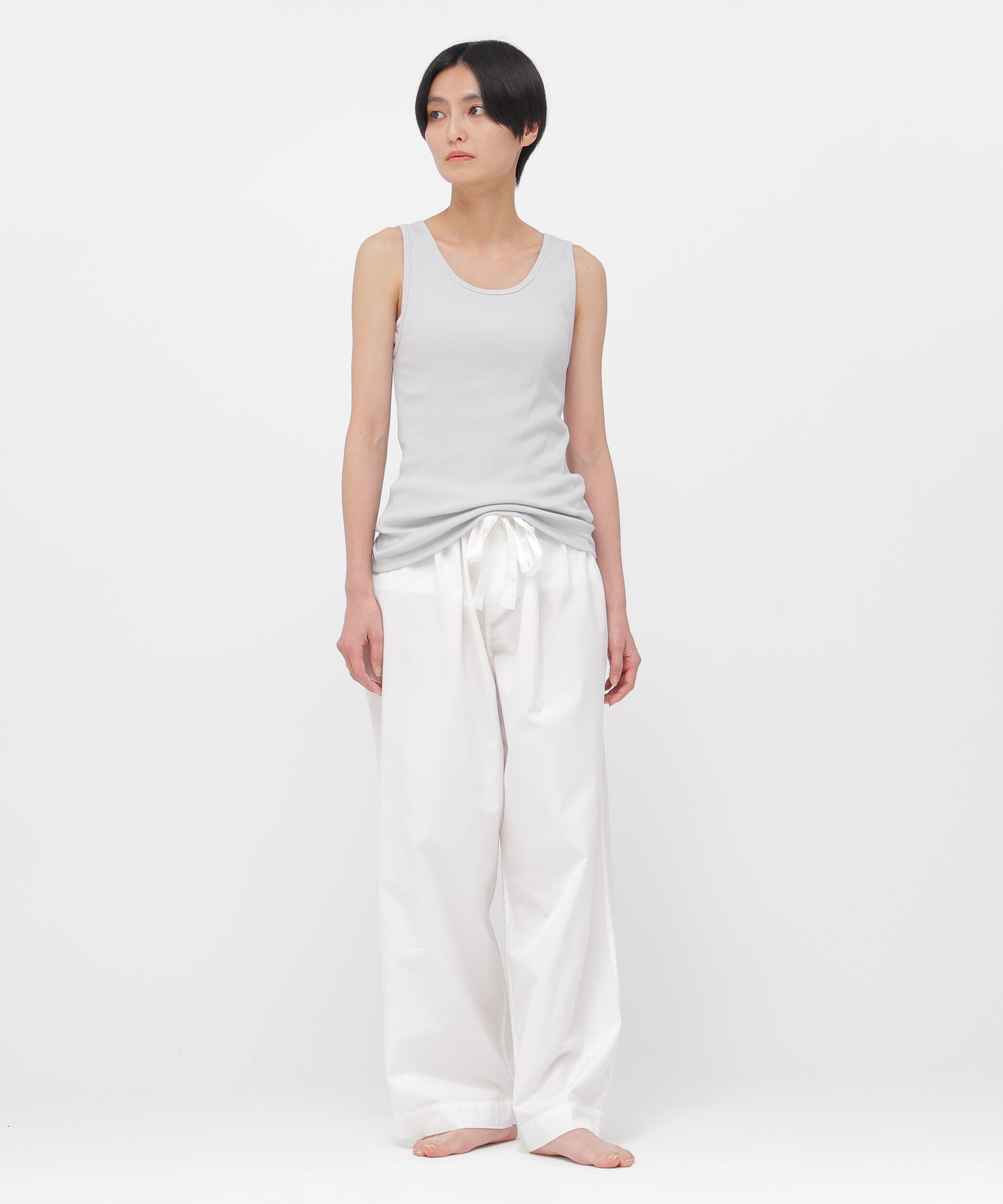 MARGARET HOWELL HOUSEHOLDGOODS「FINE COTTON RIB JERSEY TOP」|Tシャツ・カットソー|