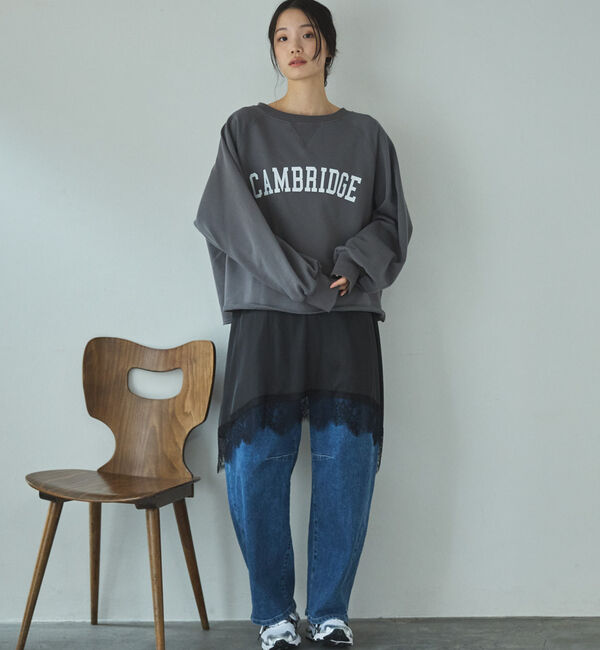 Doux archives「カレッジロゴスウェット」|Tシャツ・カットソー|