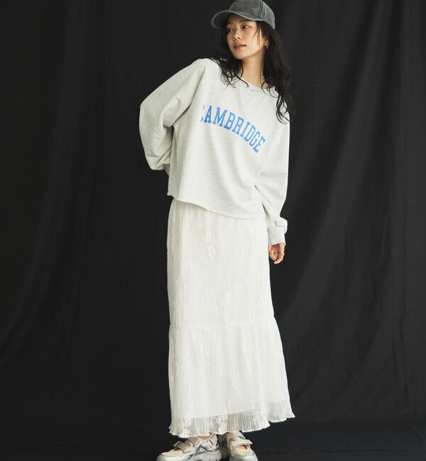 Doux archives「カレッジロゴスウェット」|Tシャツ・カットソー|
