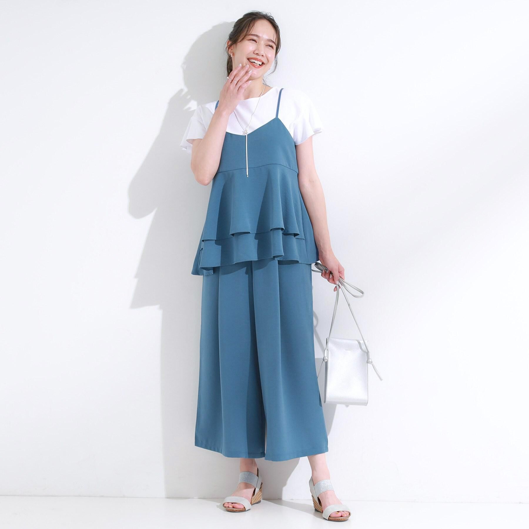 SHOO･LA･RUE「【セットアップ可/ひんやり】下半身カバーにも タックスカーチョ」|その他|