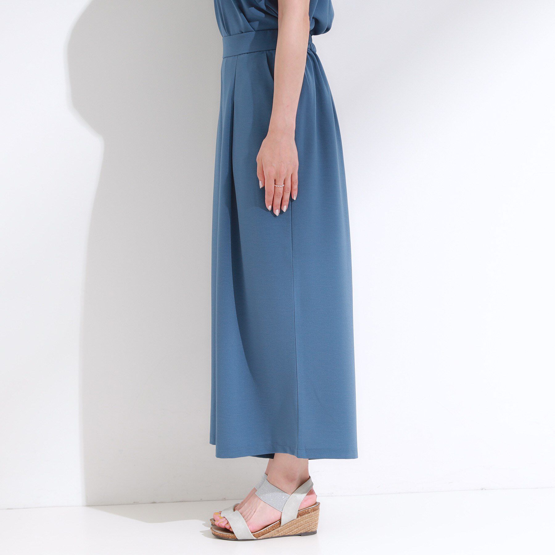 SHOO･LA･RUE「【セットアップ可/ひんやり】下半身カバーにも タックスカーチョ」|その他|