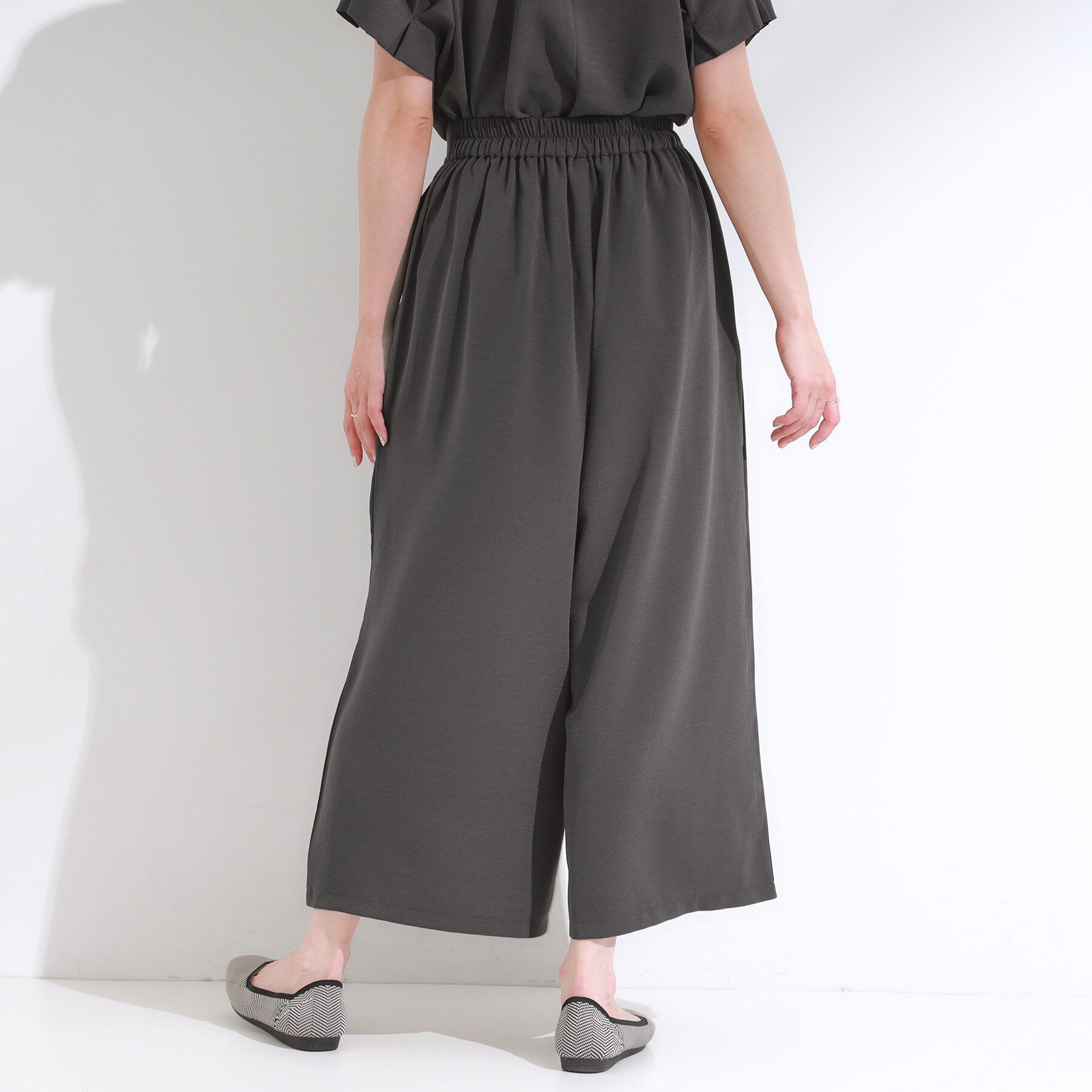 SHOO･LA･RUE「【セットアップ可/ひんやり】下半身カバーにも タックスカーチョ」|その他|