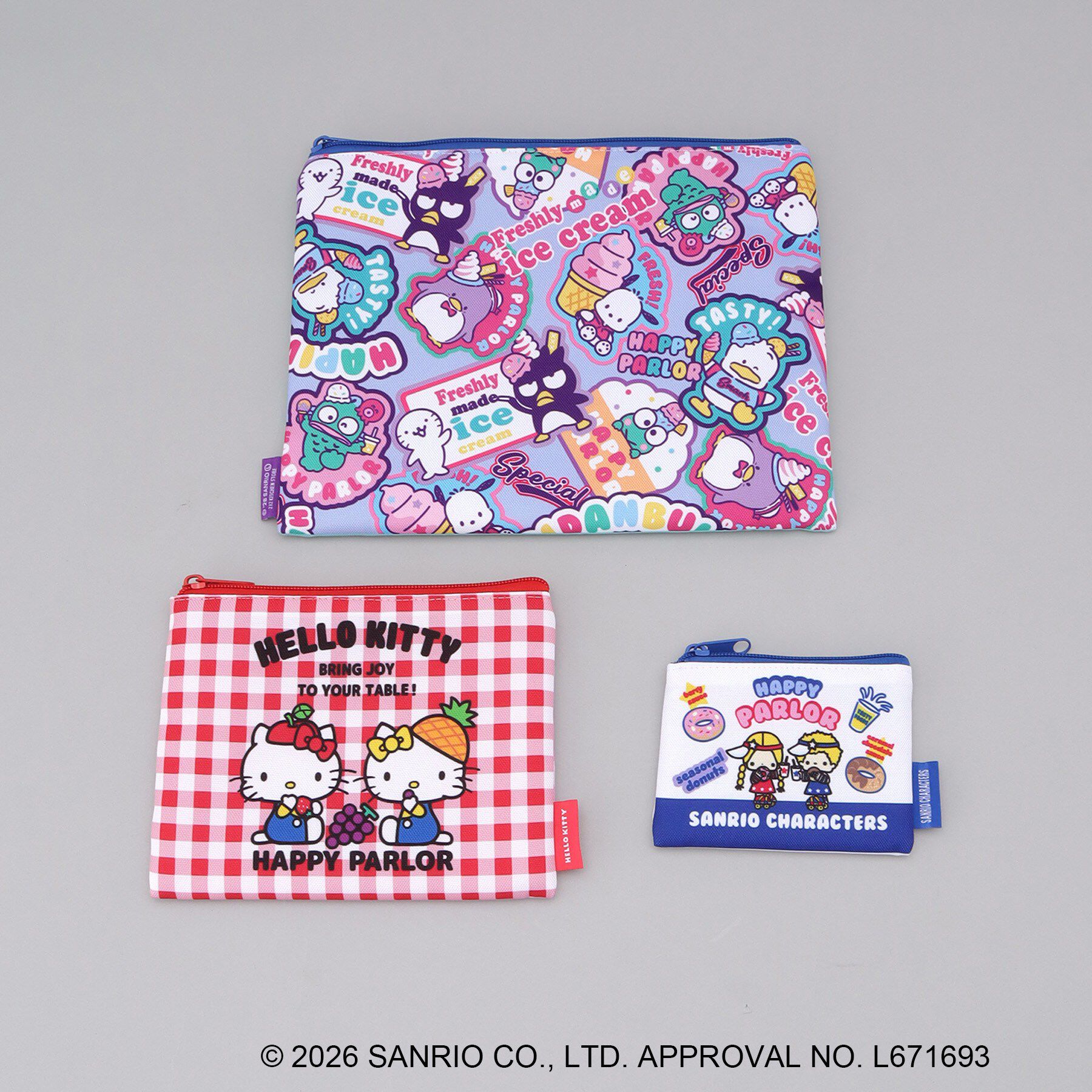 212 KITCHEN STORE「ポーチ3P SANRIO CHARACTERS ＜Sanrio サンリオ＞」|その他|