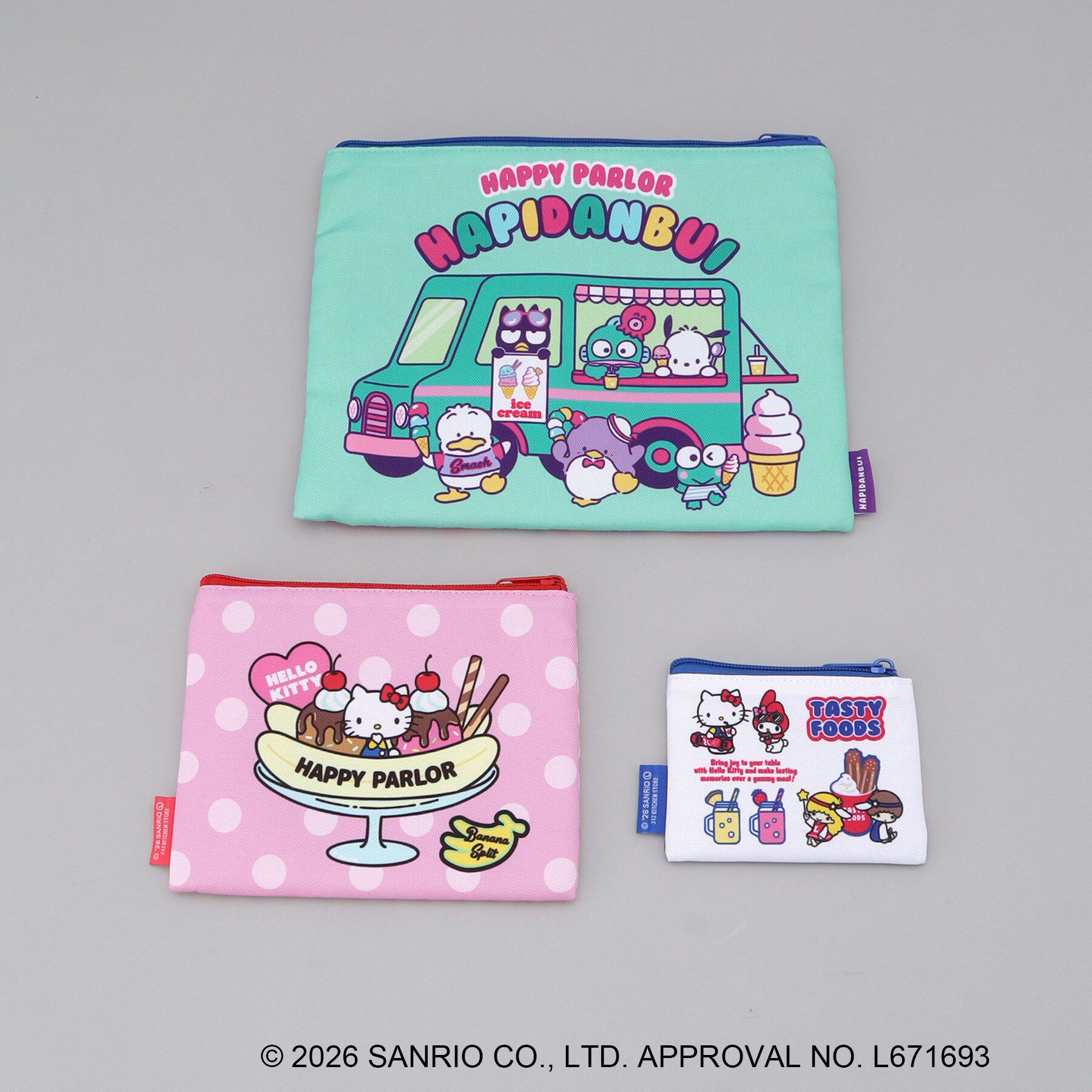212 KITCHEN STORE「ポーチ3P SANRIO CHARACTERS ＜Sanrio サンリオ＞」|その他|