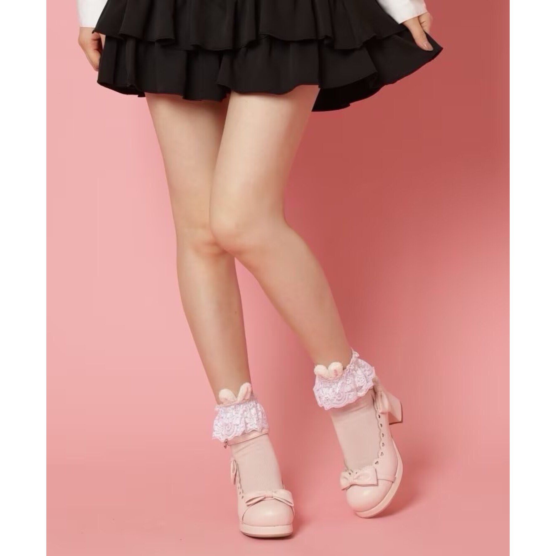 Doll Kiss「ウサ耳&times;レース付きソックス」|ソックス|