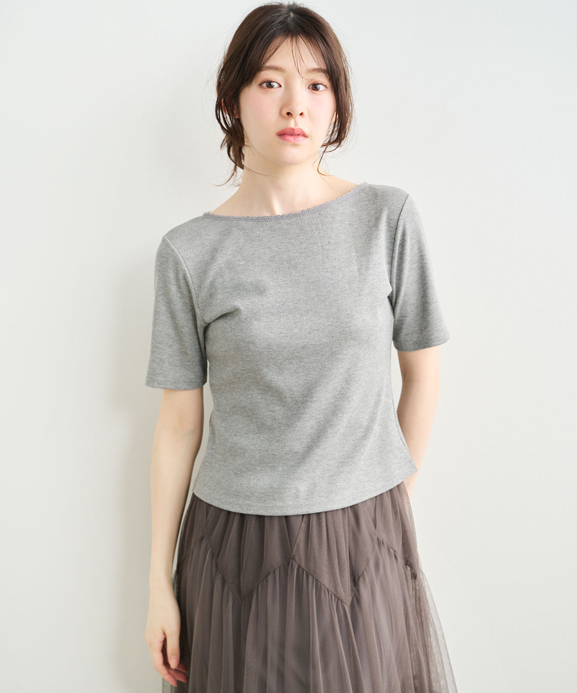 COCO DEAL「バックシャンカットソー」|Tシャツ・カットソー|