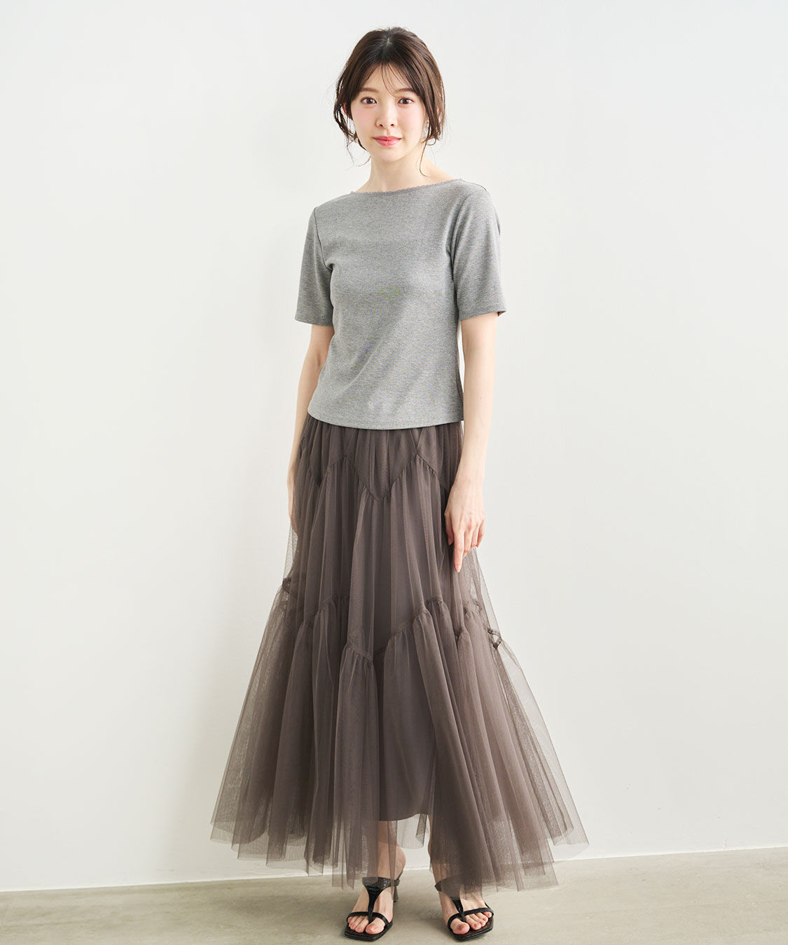 COCO DEAL「バックシャンカットソー」|Tシャツ・カットソー|
