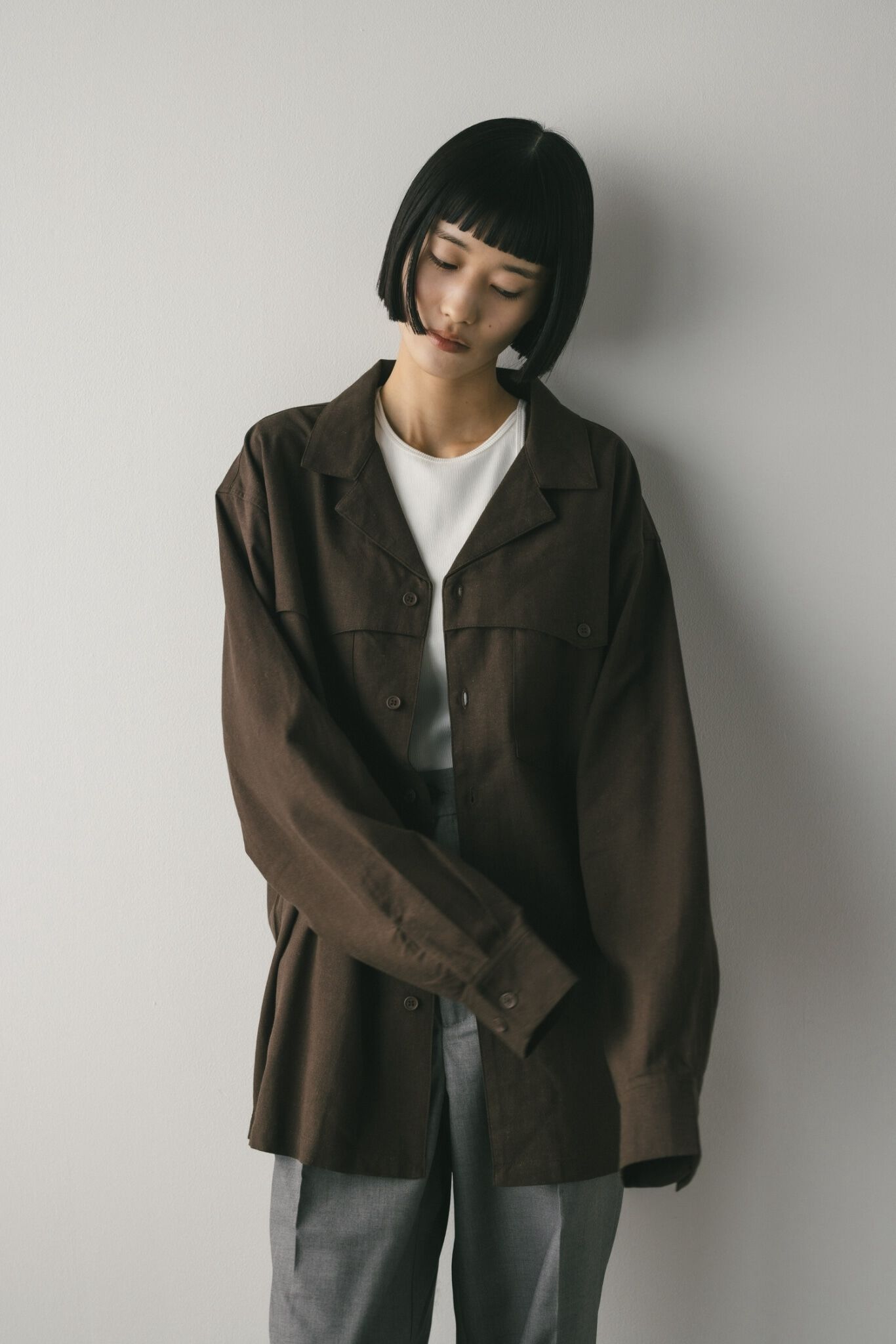 STYLEMIXER「リネンミックスシャツジャケット」|その他|