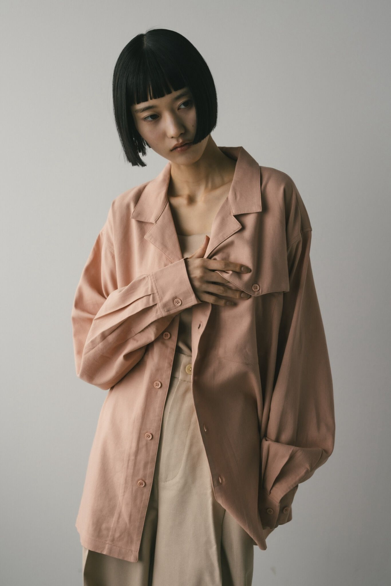 STYLEMIXER「リネンミックスシャツジャケット」|その他|
