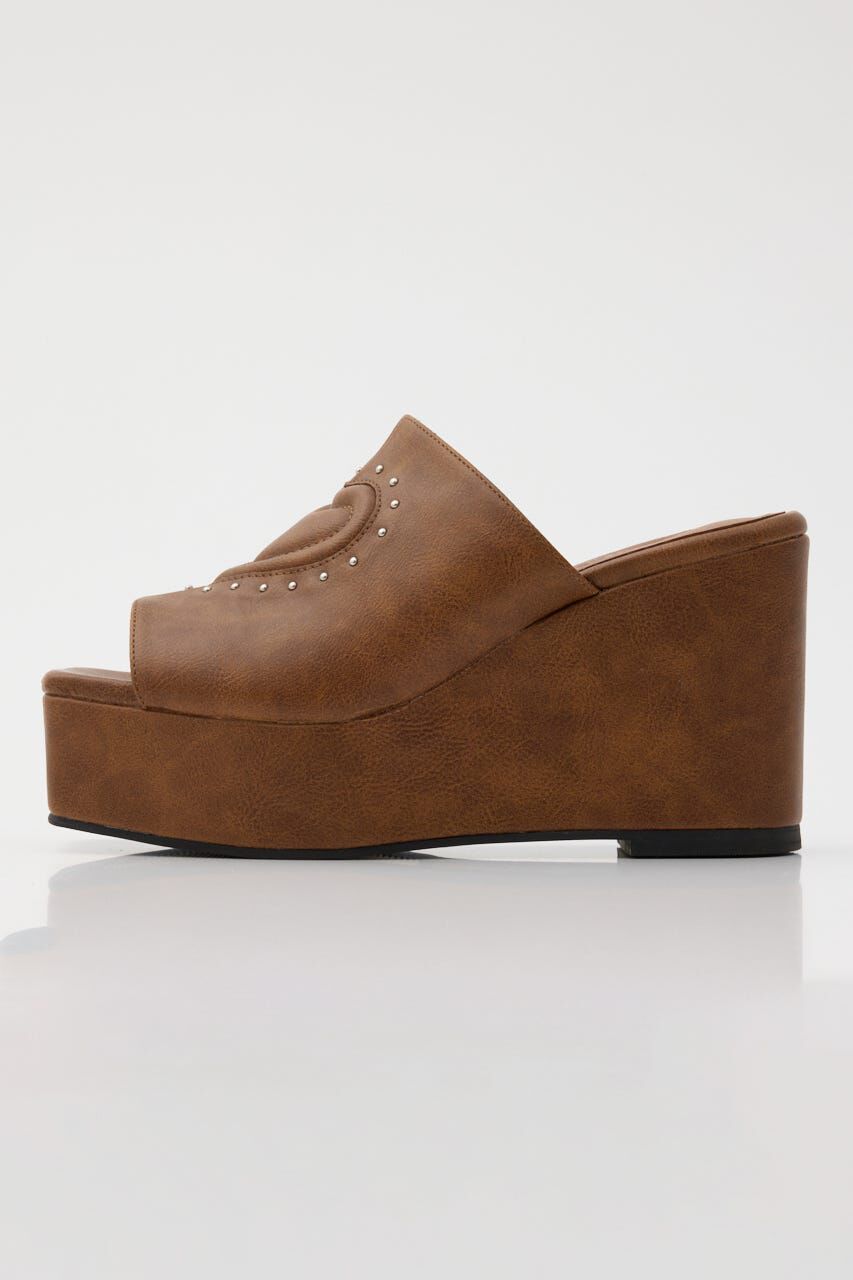 RODEO CROWNS「ウェッジソールハートサンダル」|サンダル|