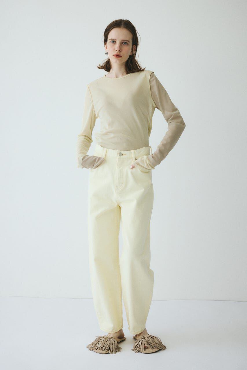 HeRIN.CYE「Color denim pants」|デニム|
