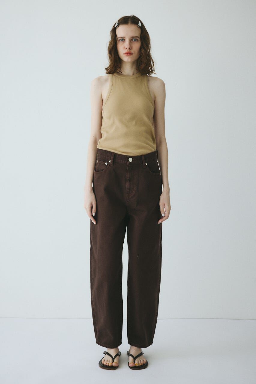 HeRIN.CYE「Color denim pants」|デニム|BRN