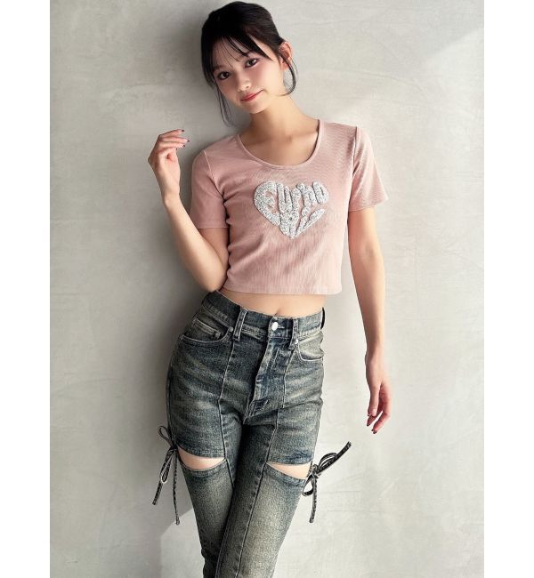 RESEXXY「ルミナスロゴTシャツ」|Tシャツ・カットソー|