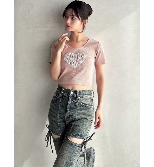 RESEXXY「ルミナスロゴTシャツ」|Tシャツ・カットソー|