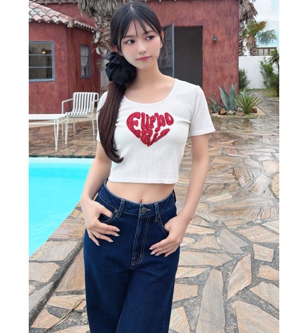 RESEXXY「ルミナスロゴTシャツ」|Tシャツ・カットソー|