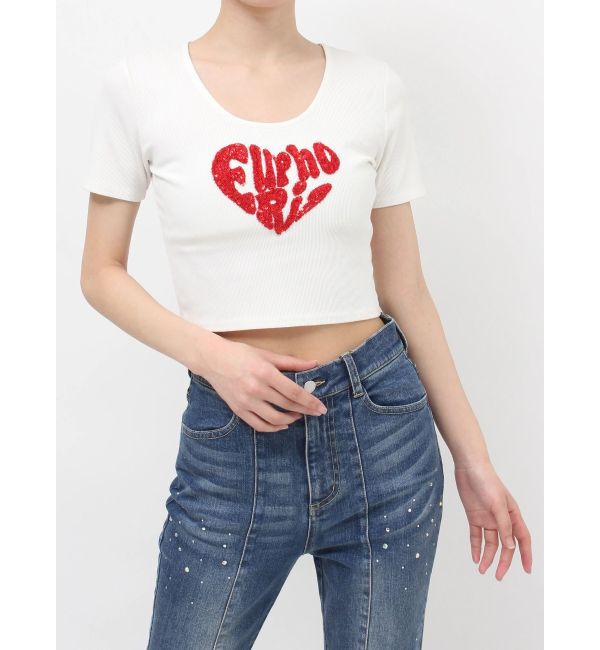 RESEXXY「ルミナスロゴTシャツ」|Tシャツ・カットソー|