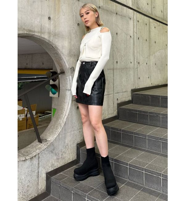 MURUA「スニーカーソールソックスブーツ」|その他|