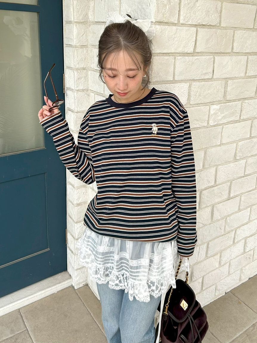 LILY BROWN「【限定カラー】【Lily Bear】アニバーサリーＴシャツ」|Tシャツ・カットソー|