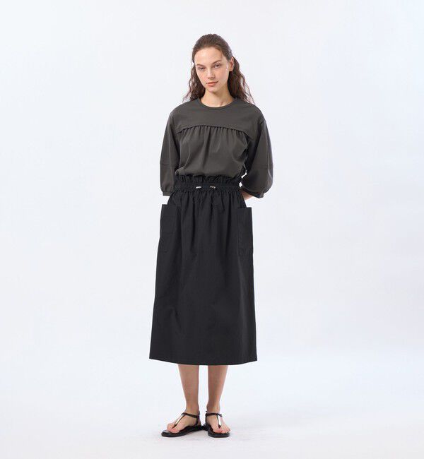 MACKINTOSH PHILOSOPHY「フロントギャザージャージブラウス」|Tシャツ・カットソー|